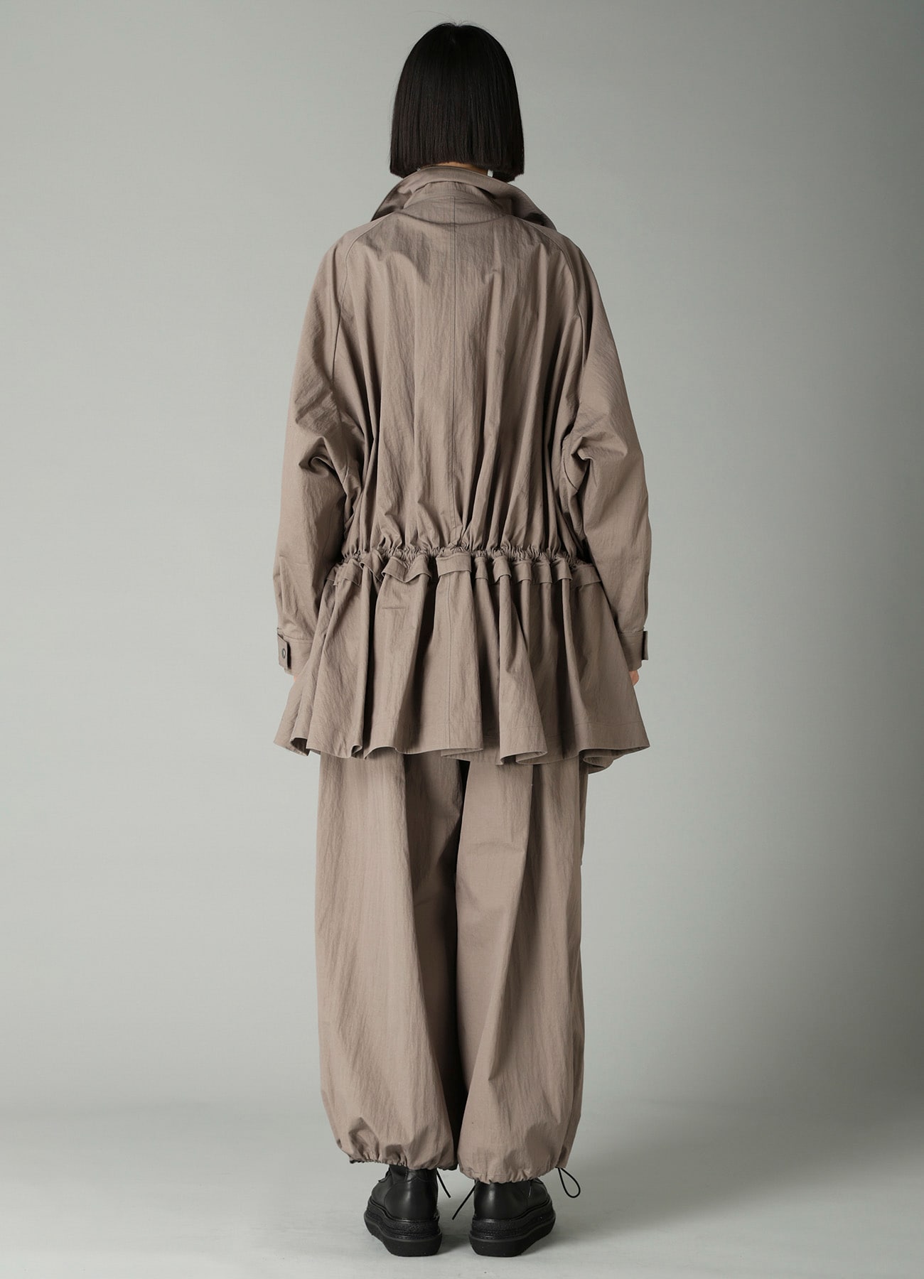 C/Ny WEATHER DRAWSTRING COAT