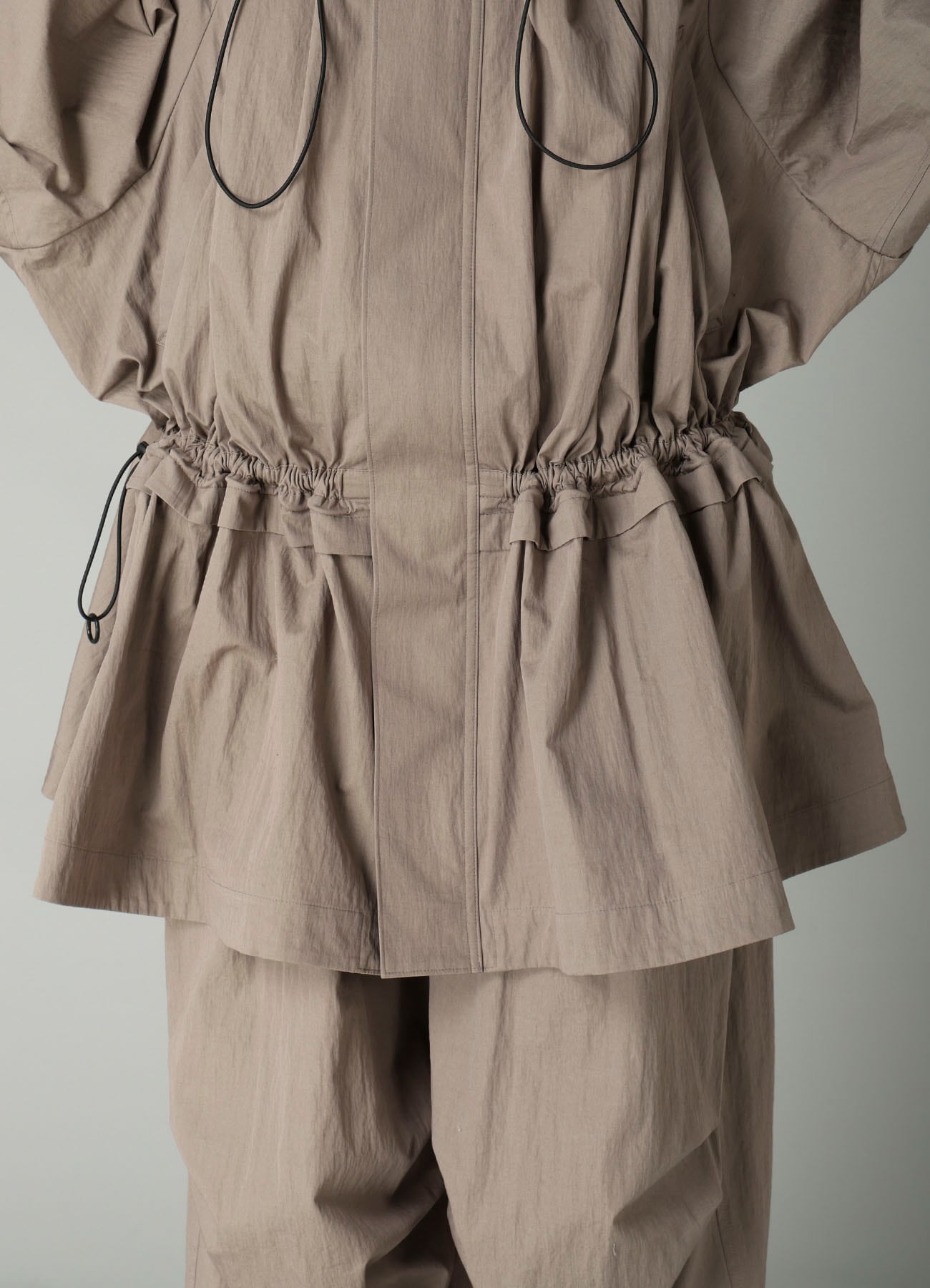 C/Ny WEATHER DRAWSTRING COAT