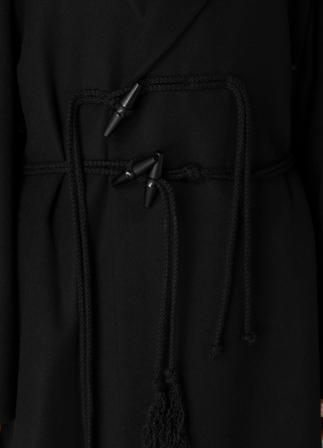MELTON HOODED DUFFLE COAT