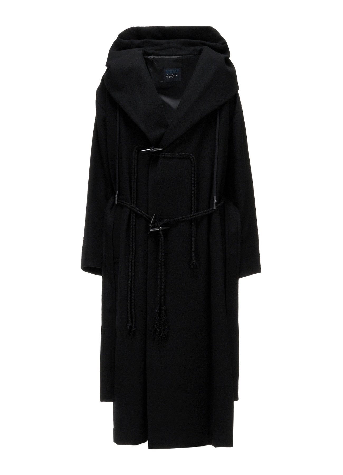 MELTON HOODED DUFFLE COAT