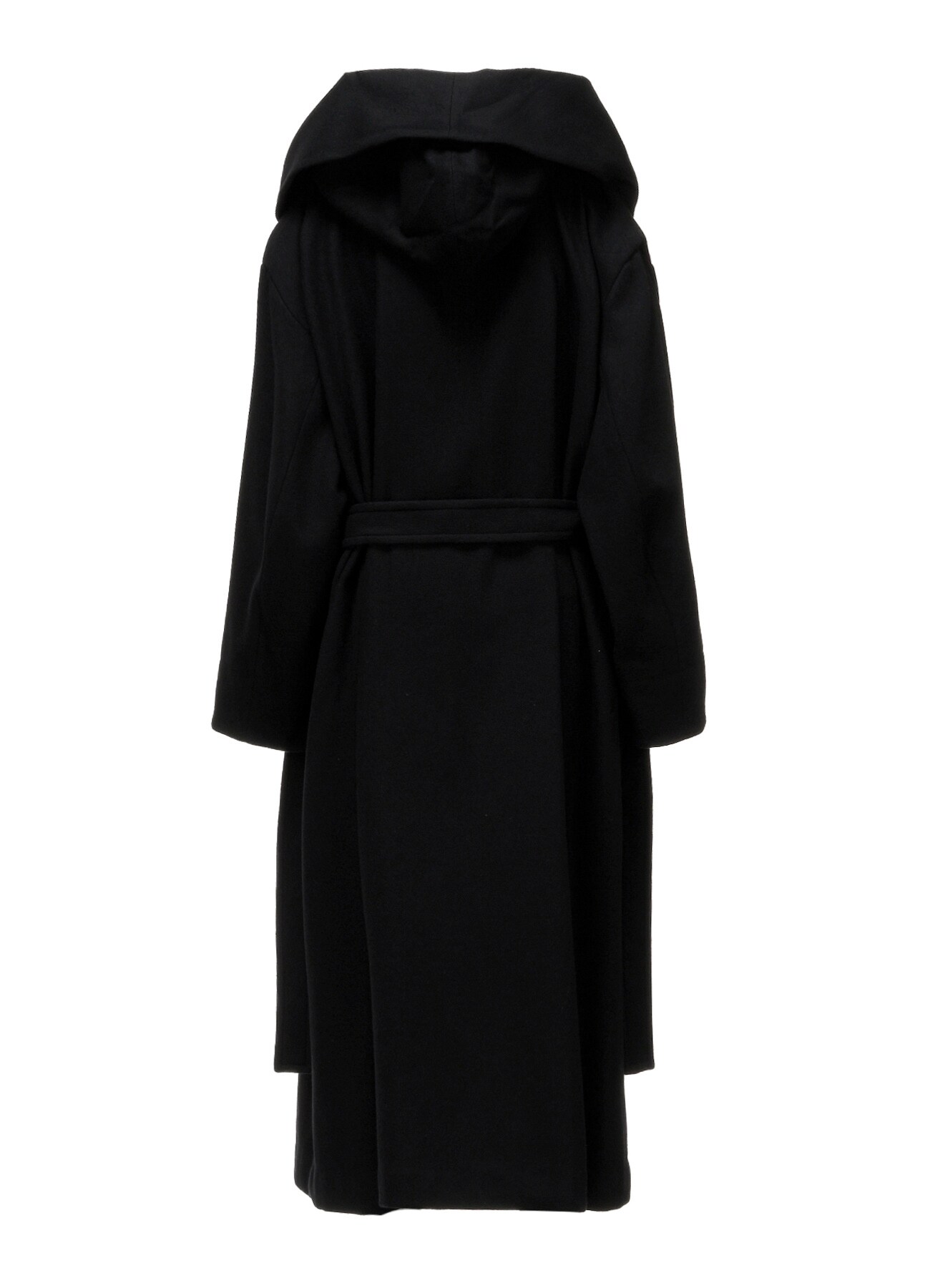 MELTON HOODED DUFFLE COAT