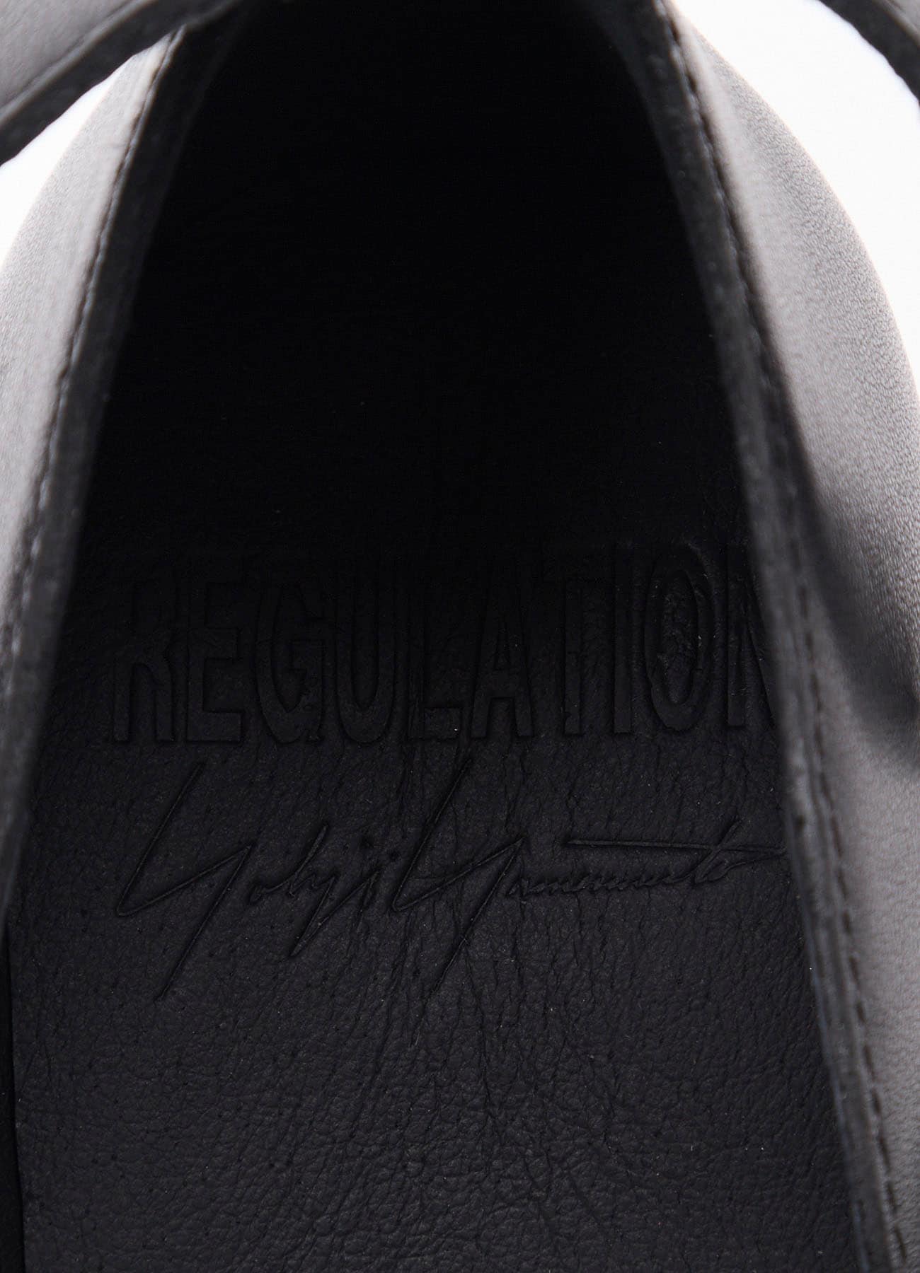 OIL SMOOTH LEATHER 3 STRAPS PUMPS