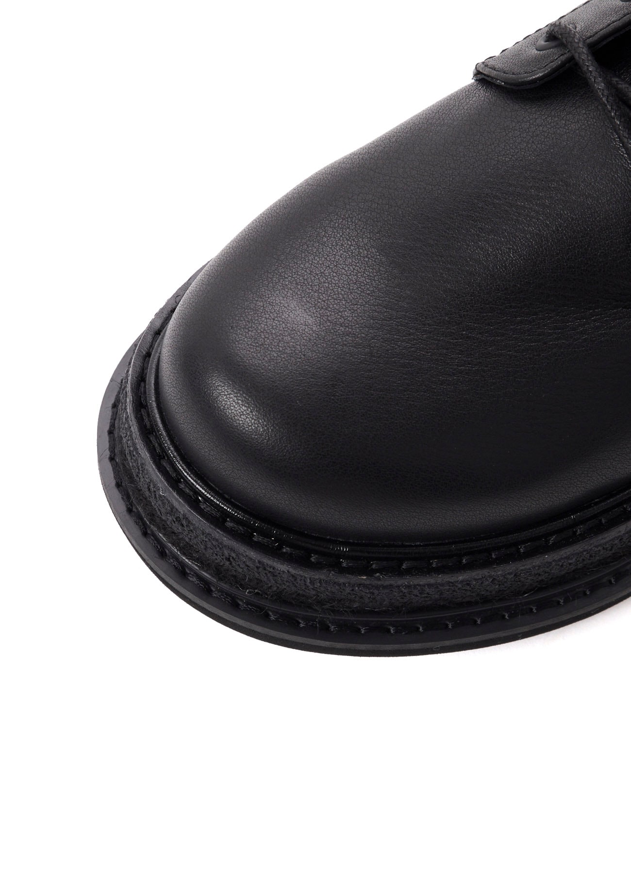 SOFT OIL LEATHER B LONG LACE UP BOOTS