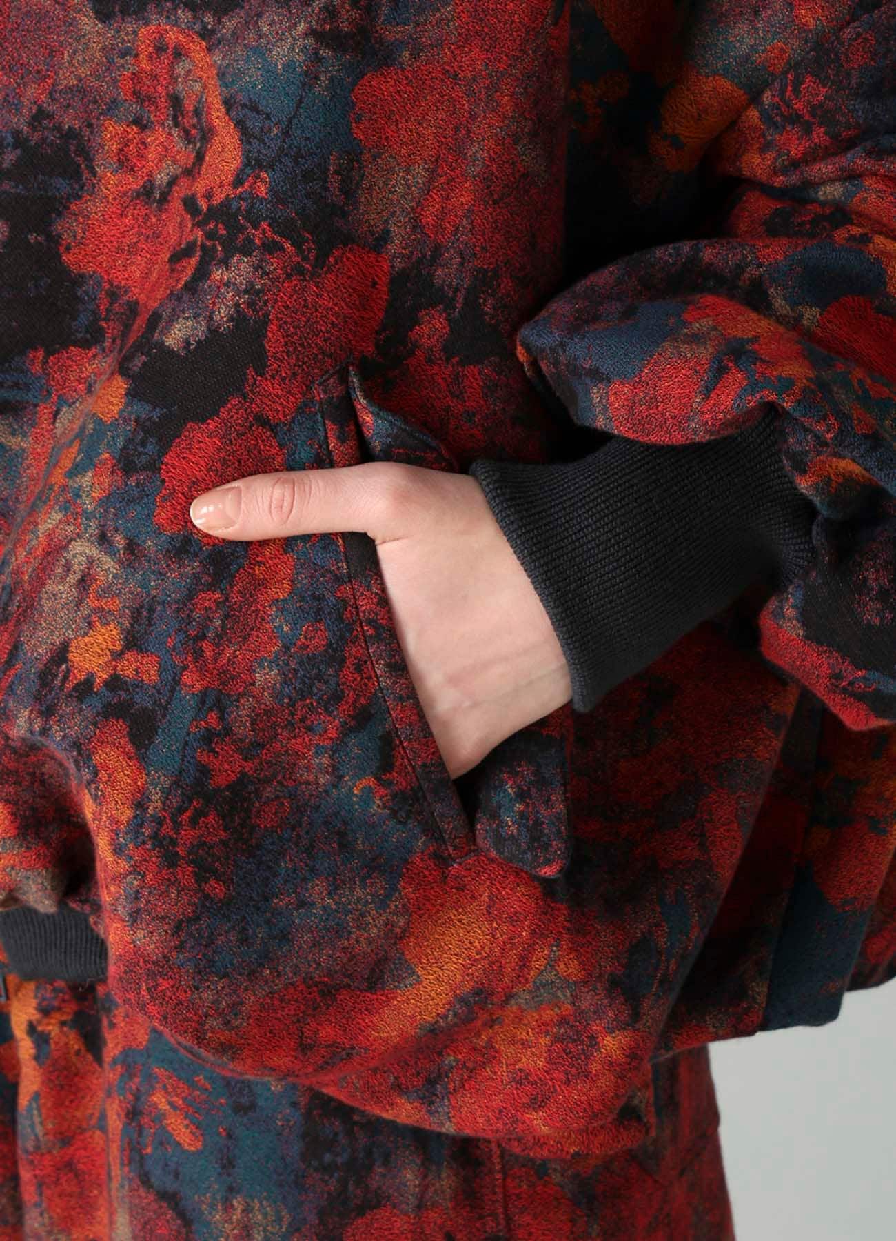 JQ REDxBLUE BALLOON BLOUSON