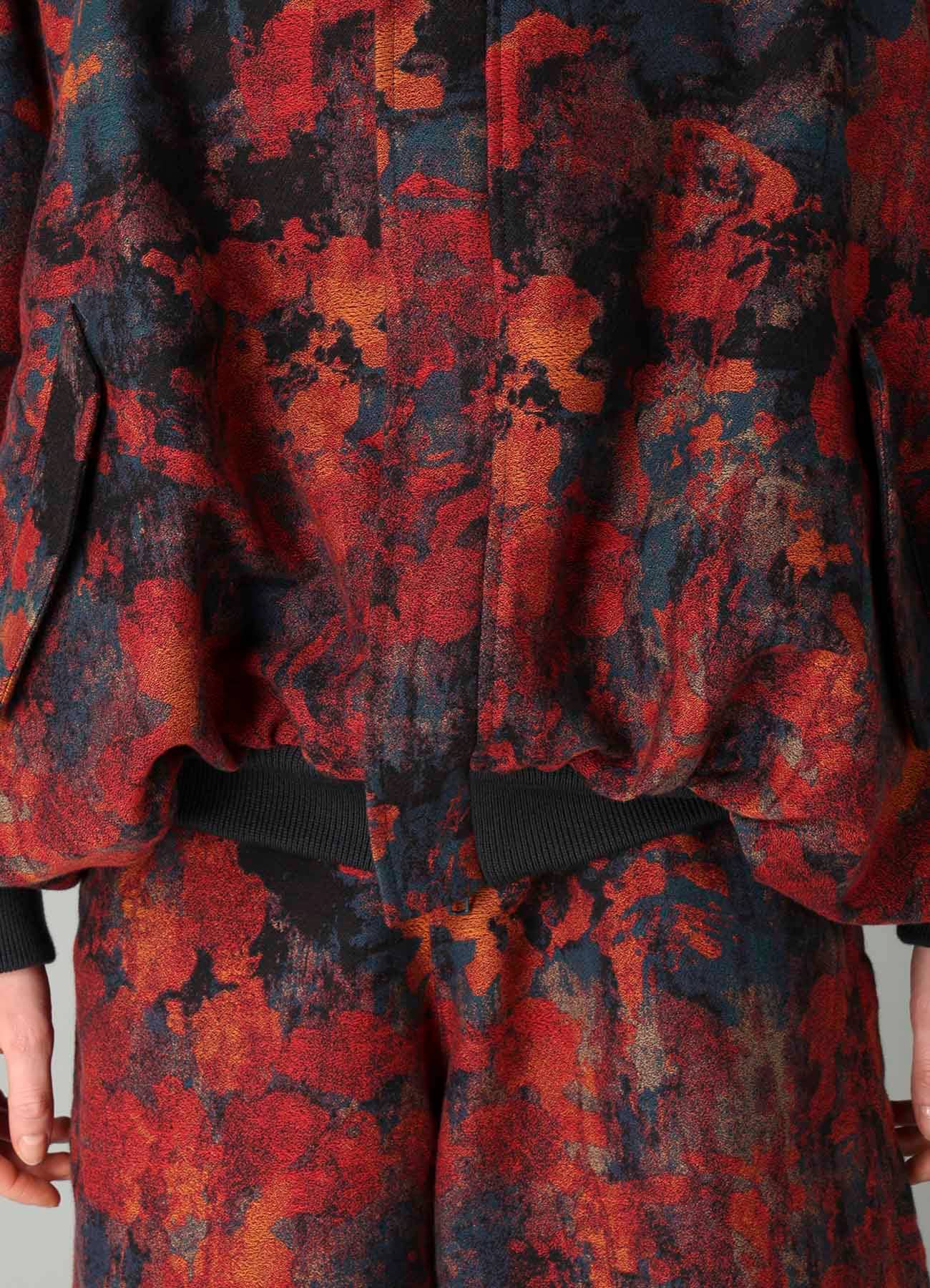 JQ REDxBLUE BALLOON BLOUSON