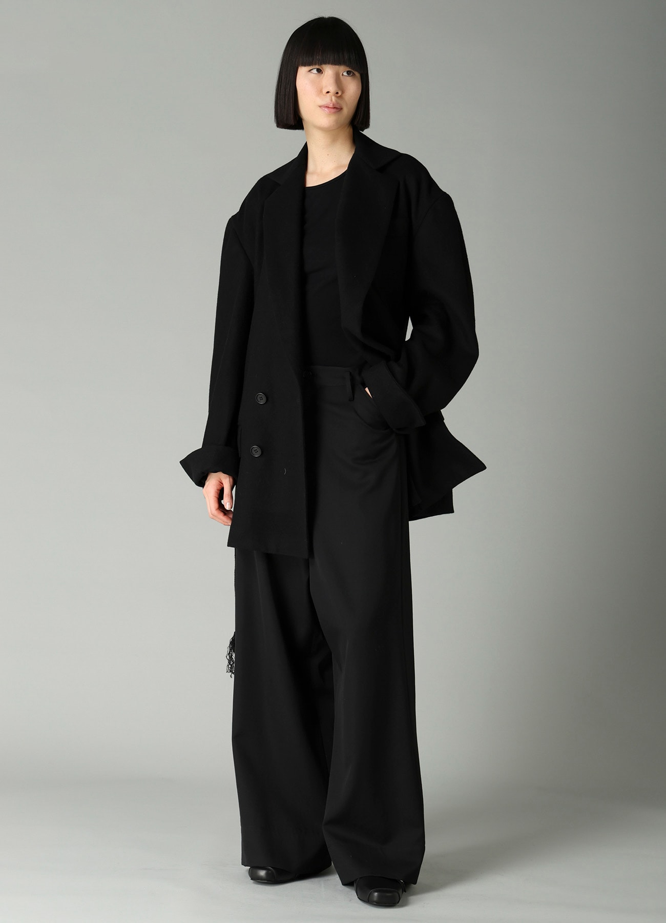 MELTON TOGGLE B DETAIL JACKET