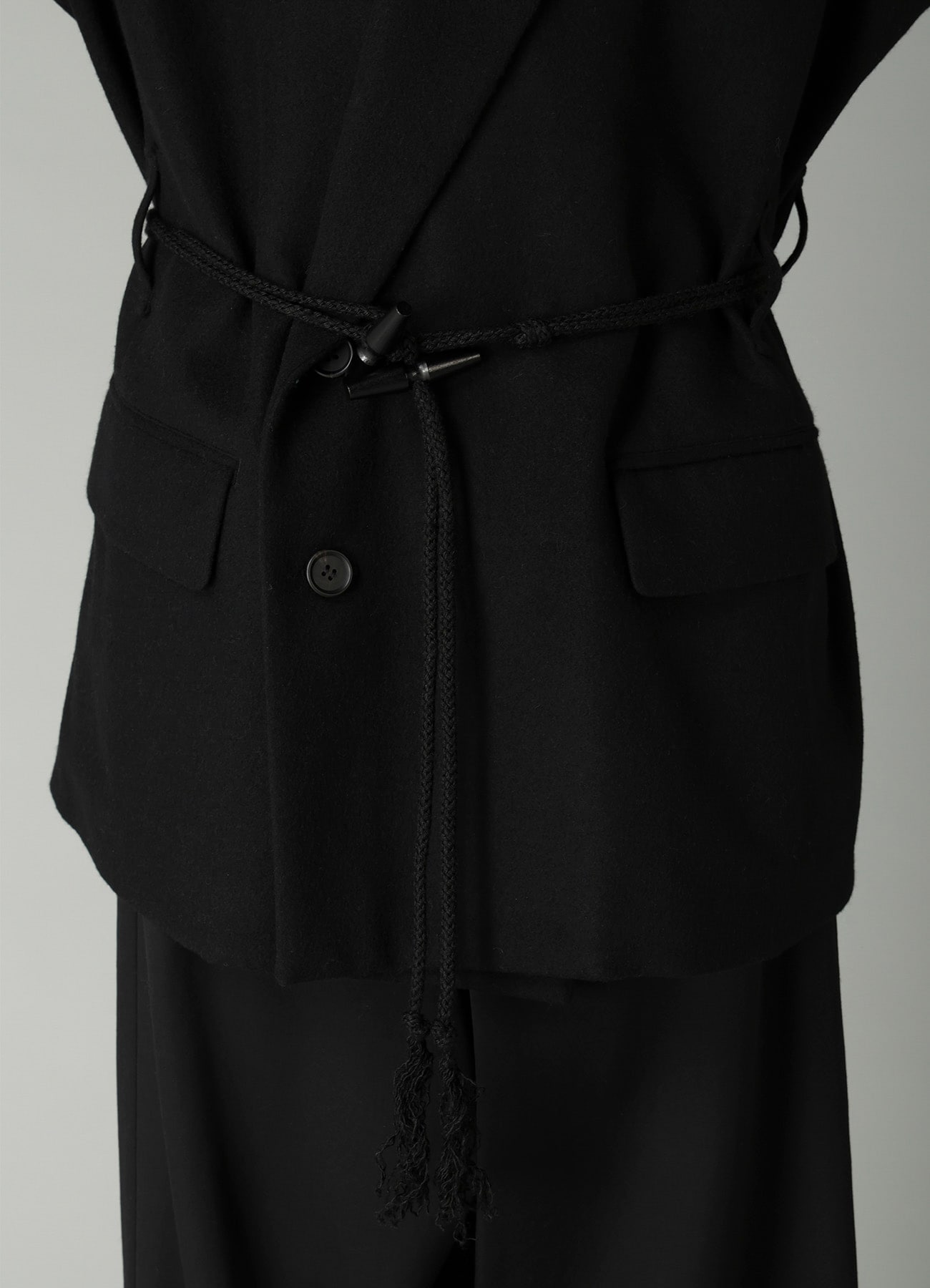 MELTON TOGGLE B DETAIL JACKET
