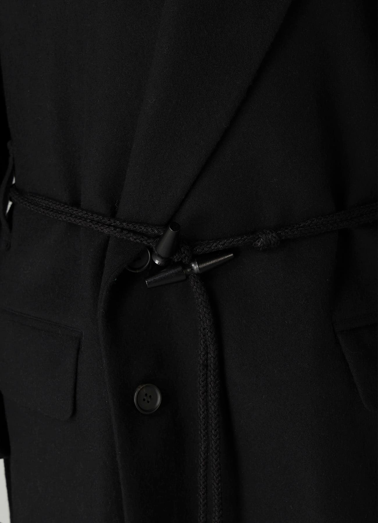 MELTON TOGGLE B DETAIL JACKET