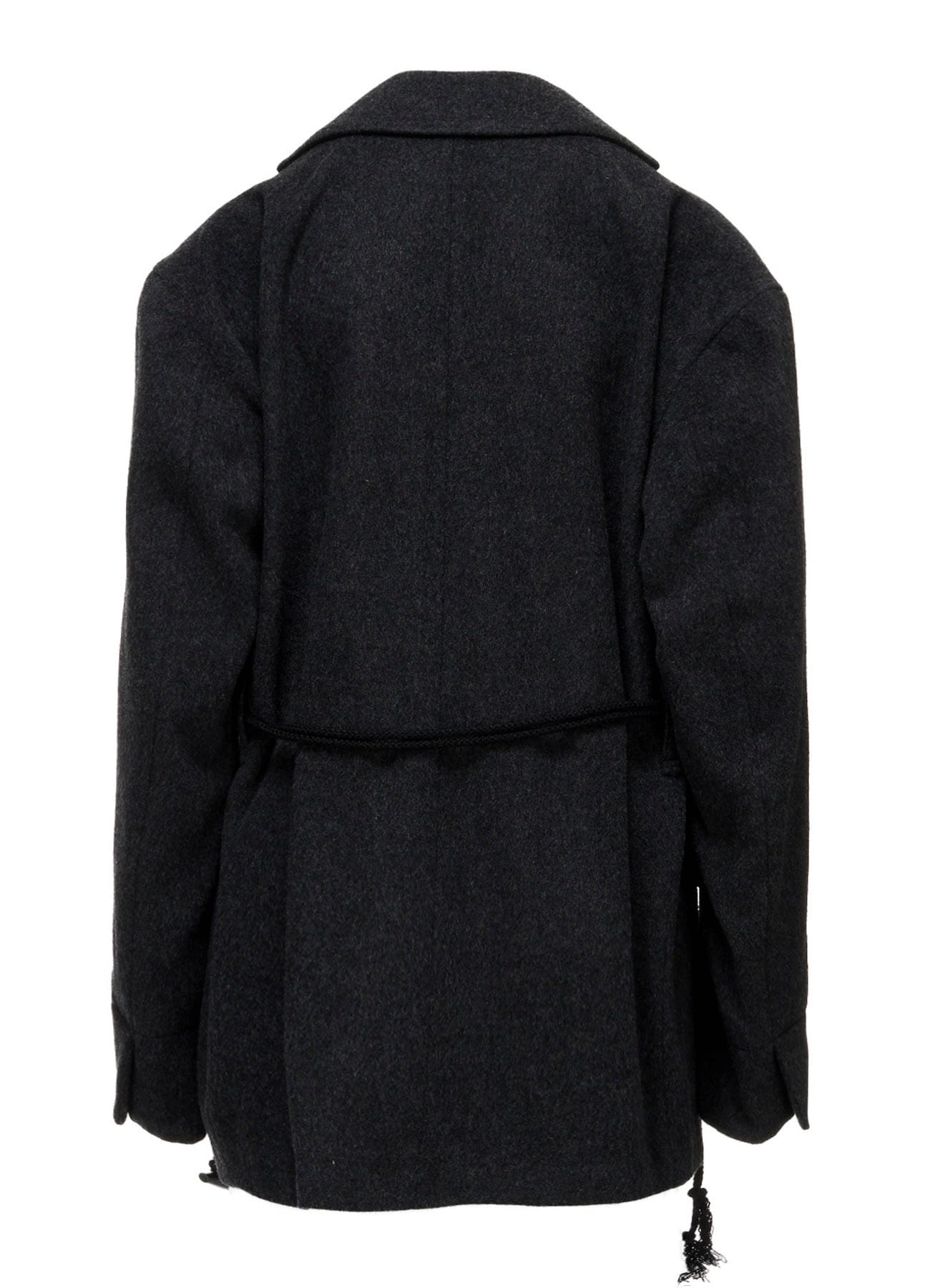 CASHMERE MIXED BEAVER TOGGLE B DETAIL JACKET