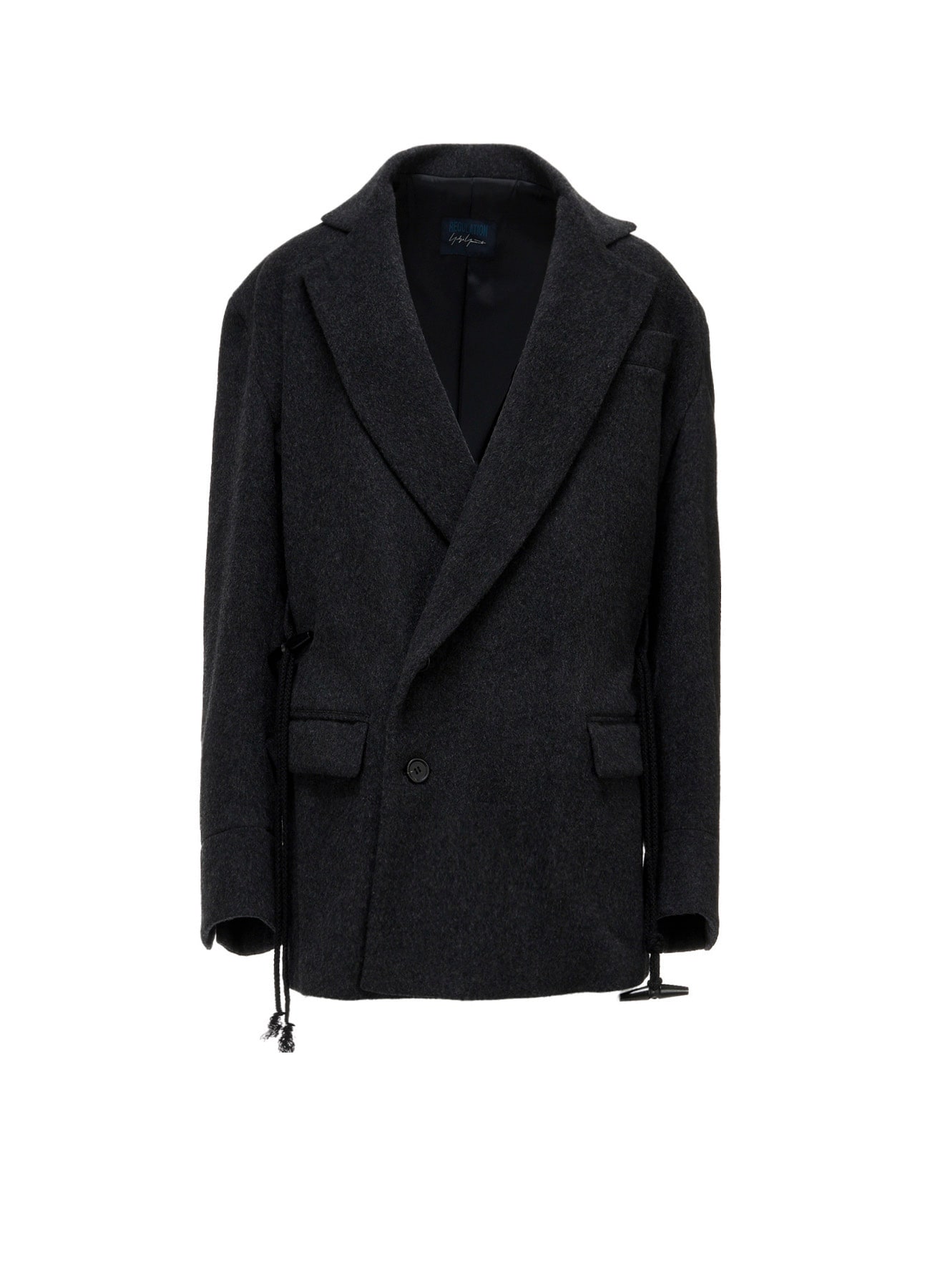 CASHMERE MIXED BEAVER TOGGLE B DETAIL JACKET