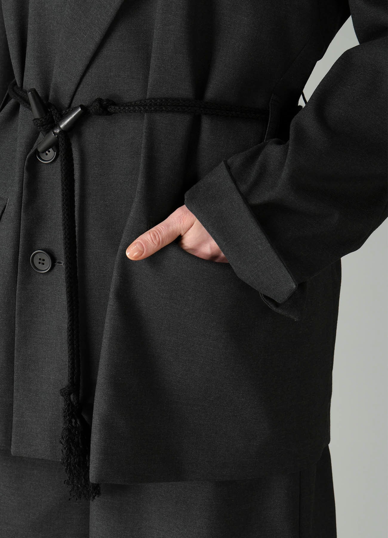 E/Ry TWILL TOGGLE B DETAIL JACKET