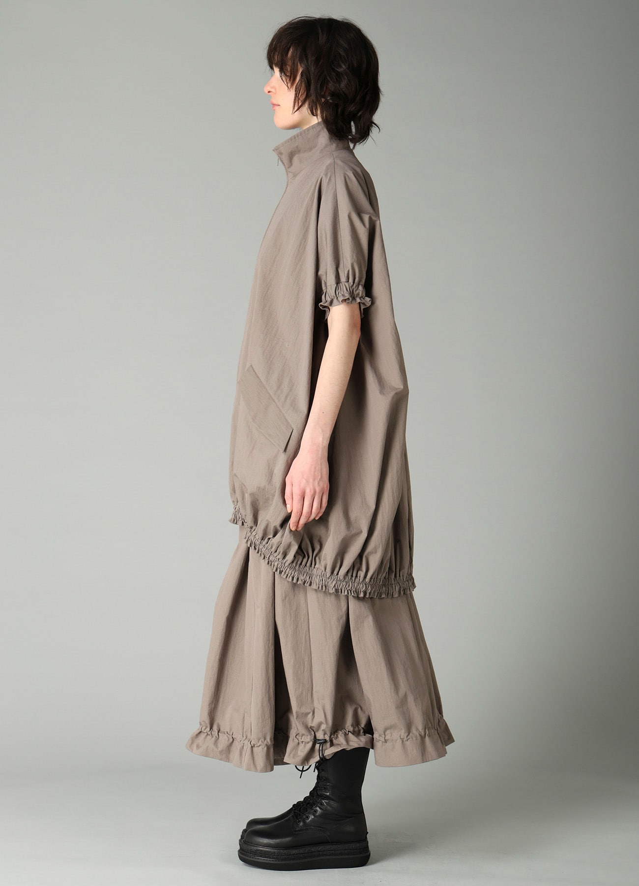 C/Ny WEATHER SHORT SLV BALLOON JACKET