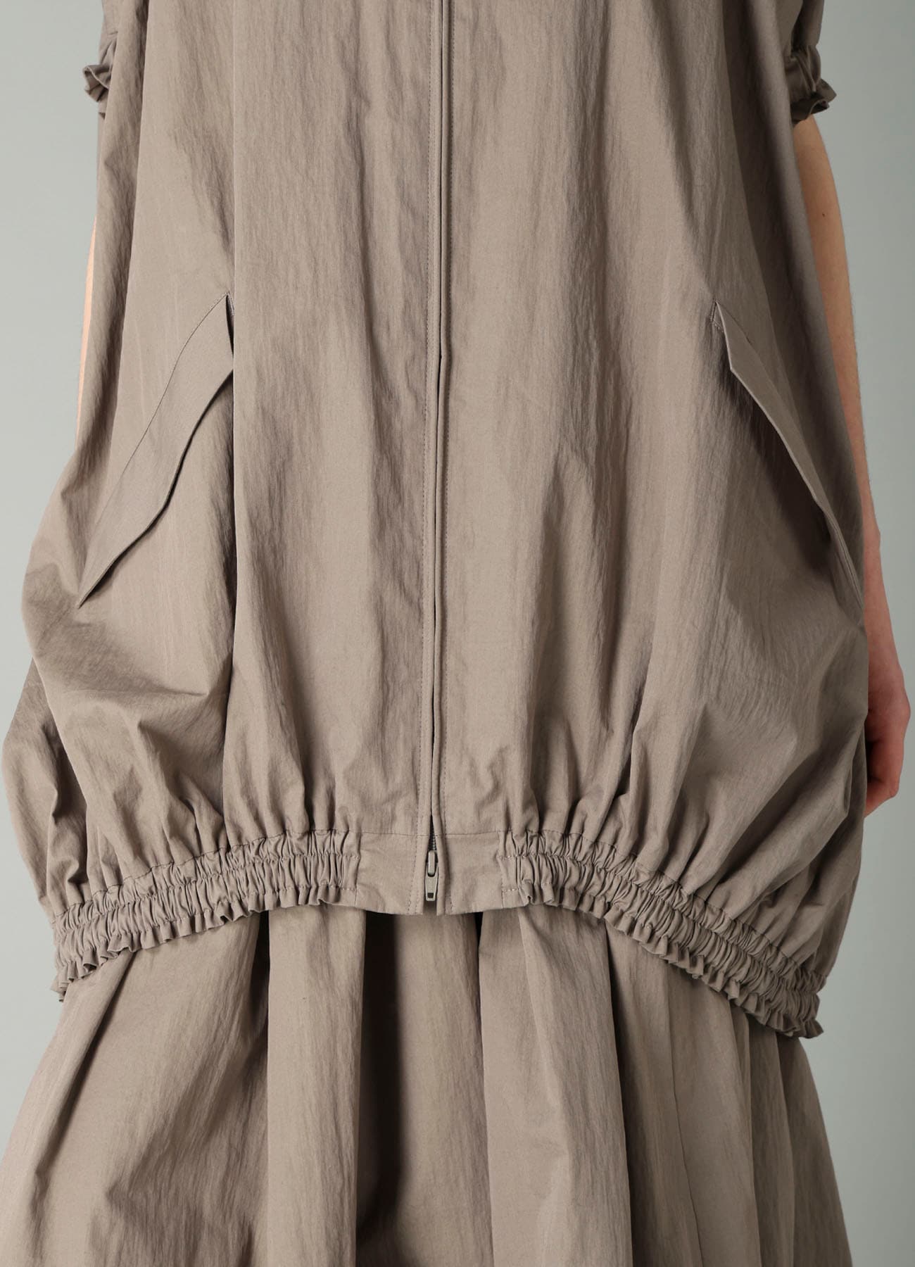 C/Ny WEATHER SHORT SLV BALLOON JACKET