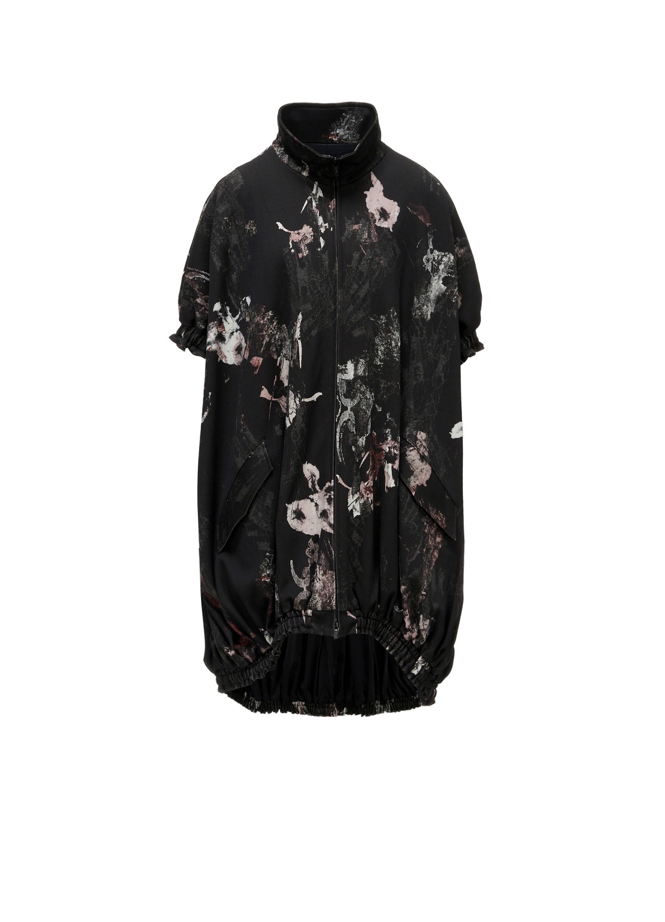 LACE FLOWER PT SHORT SLV BALLOON JACKET