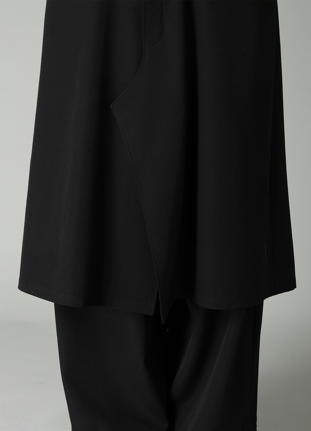 GABARDINE SKIRT COMBI LONG VEST