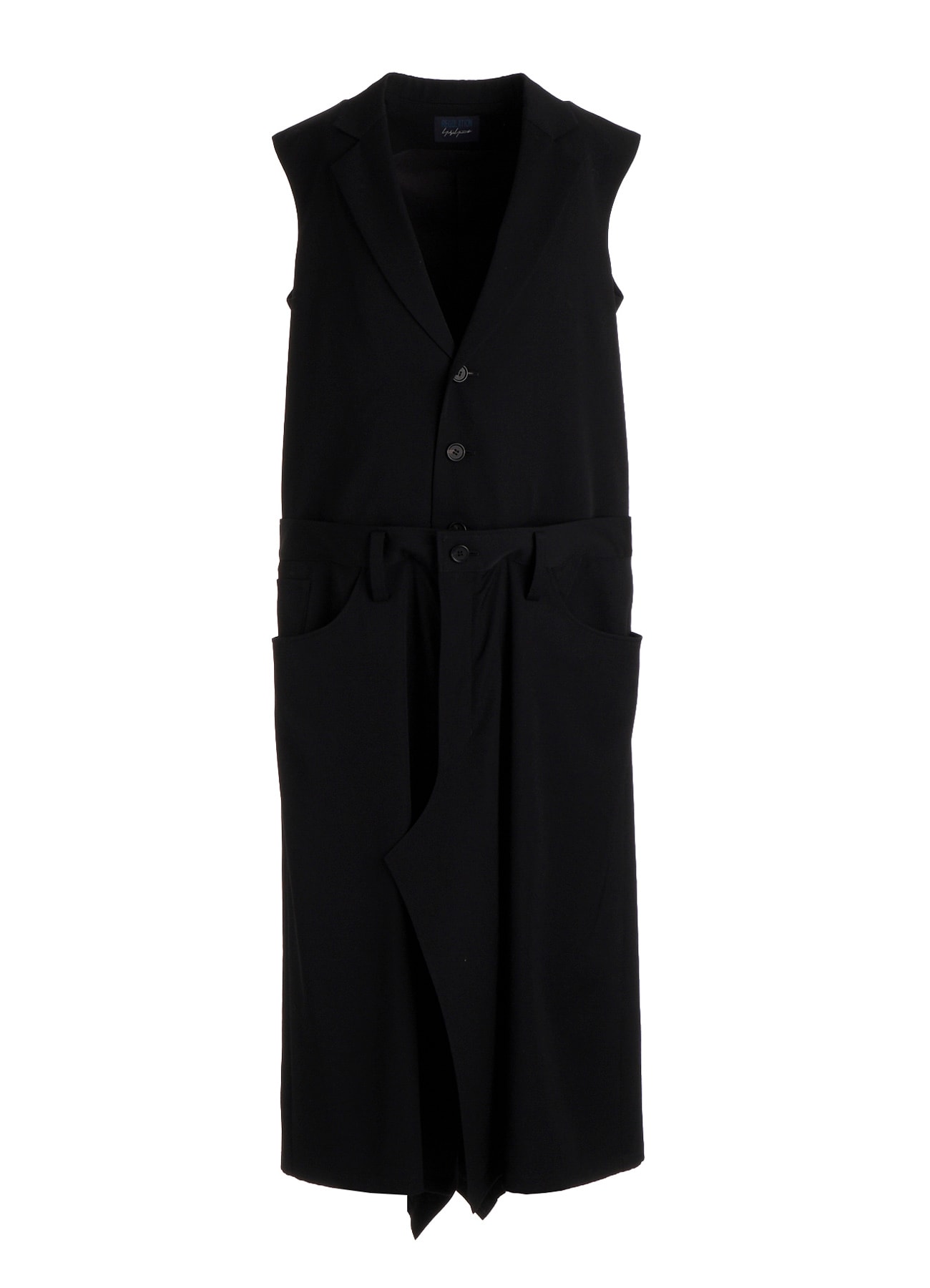 GABARDINE SKIRT COMBI LONG VEST