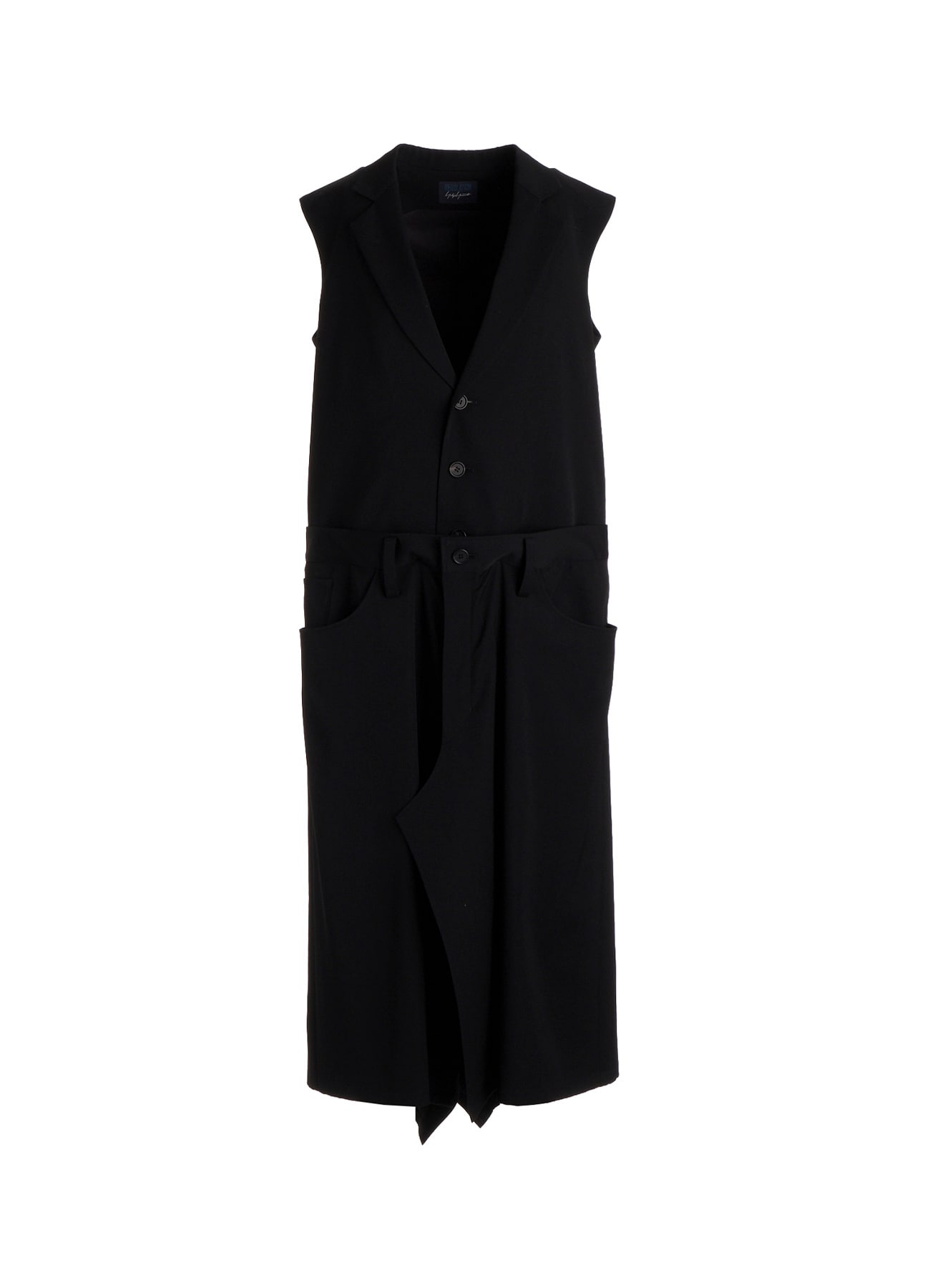 GABARDINE SKIRT COMBI LONG VEST