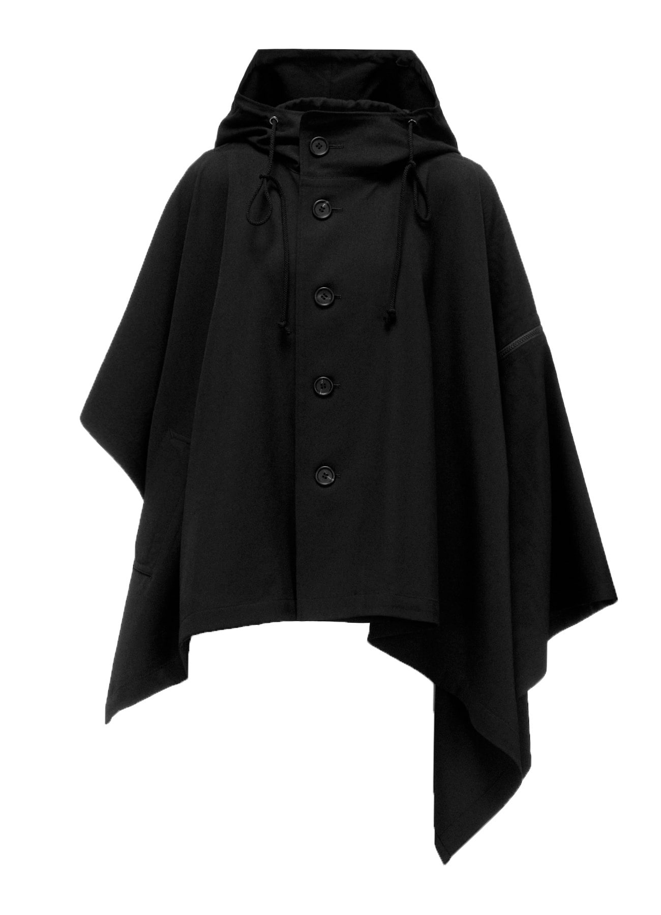 WOOL HOOD MANT COAT