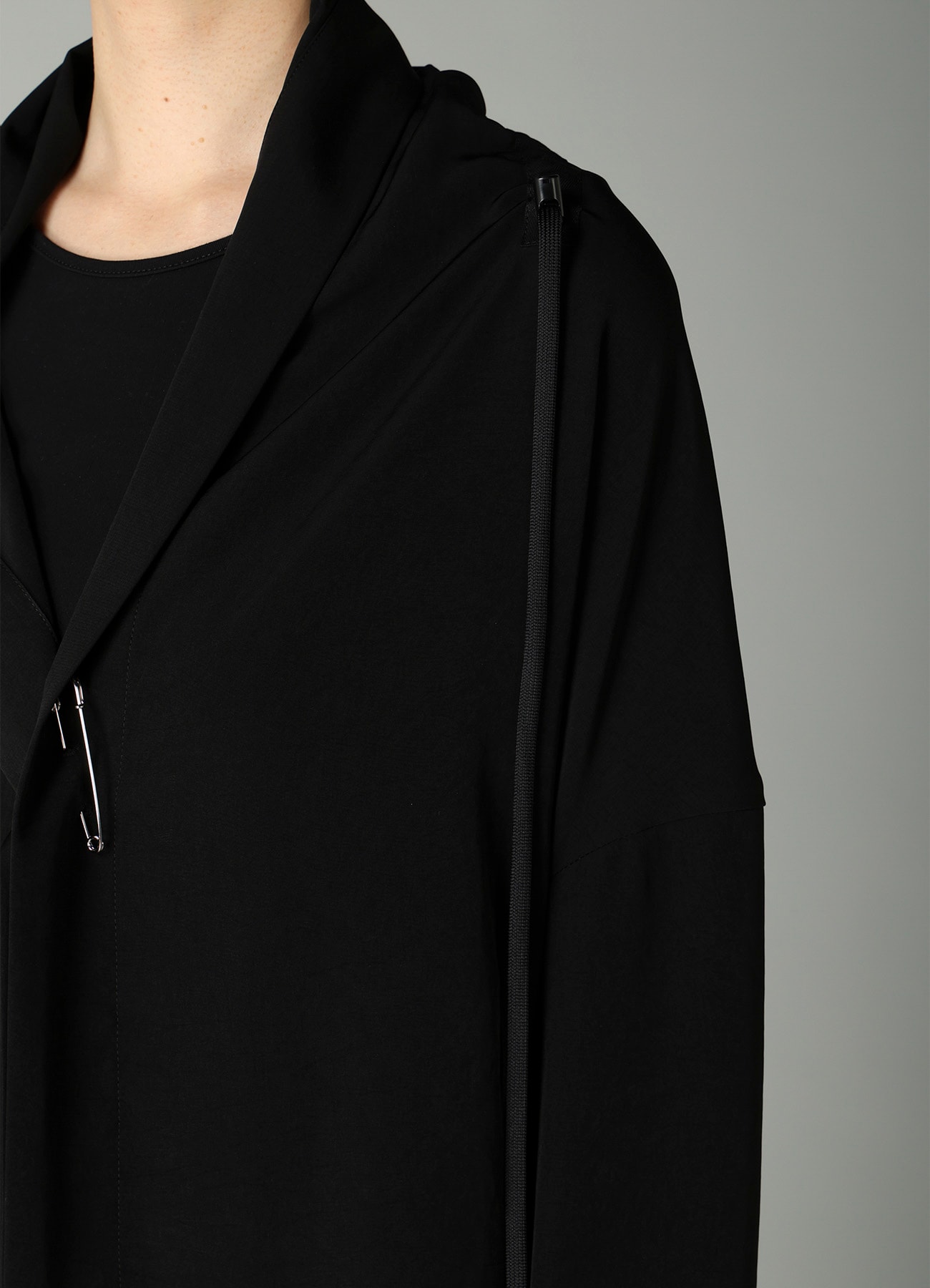 Ta/Pe CREPE DE CHINE SQUARE JACKET