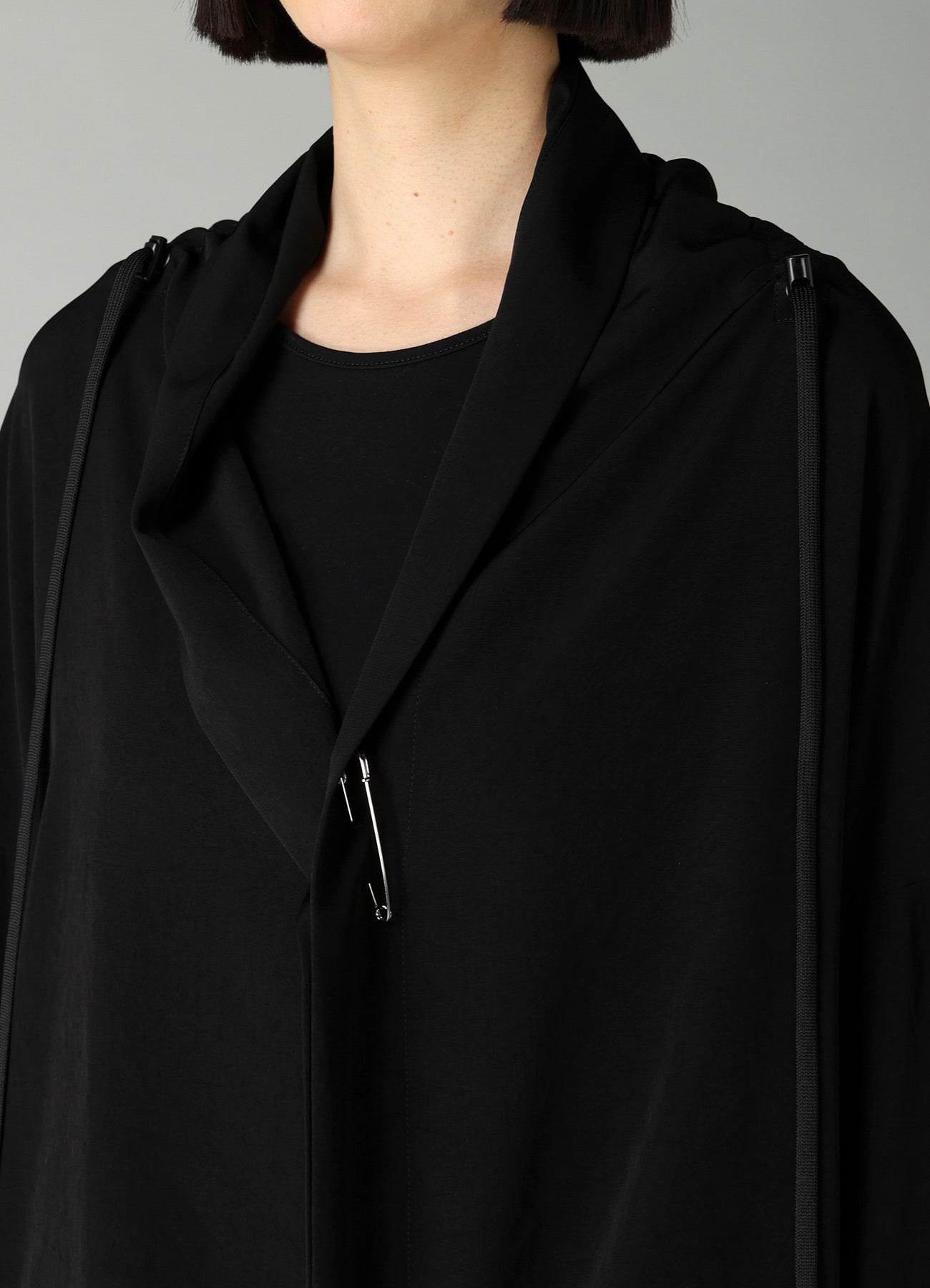 Ta/Pe CREPE DE CHINE SQUARE JACKET