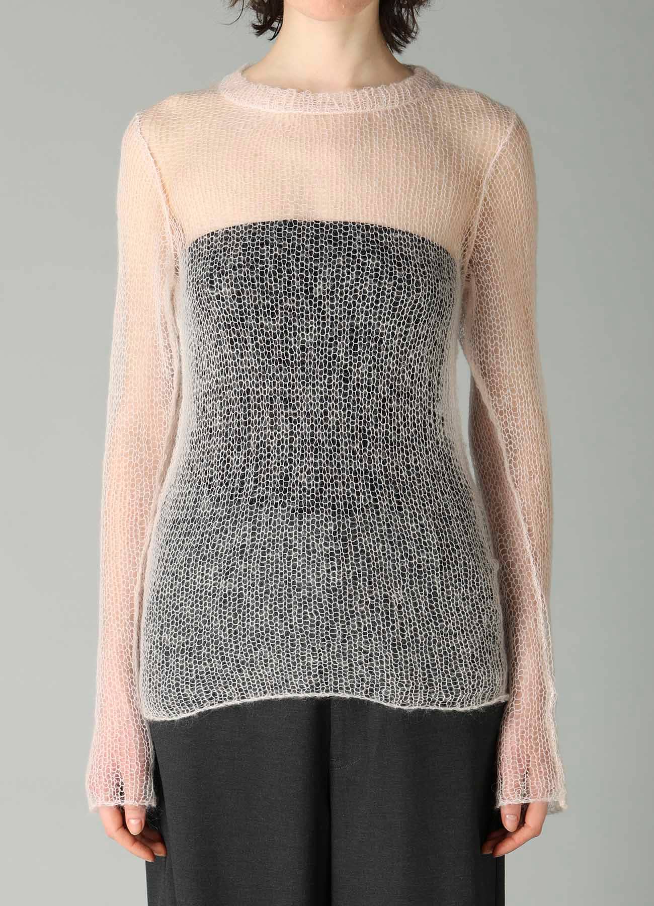 KID MOHAIR MIX CREWNECK LONG SLV SWEATER