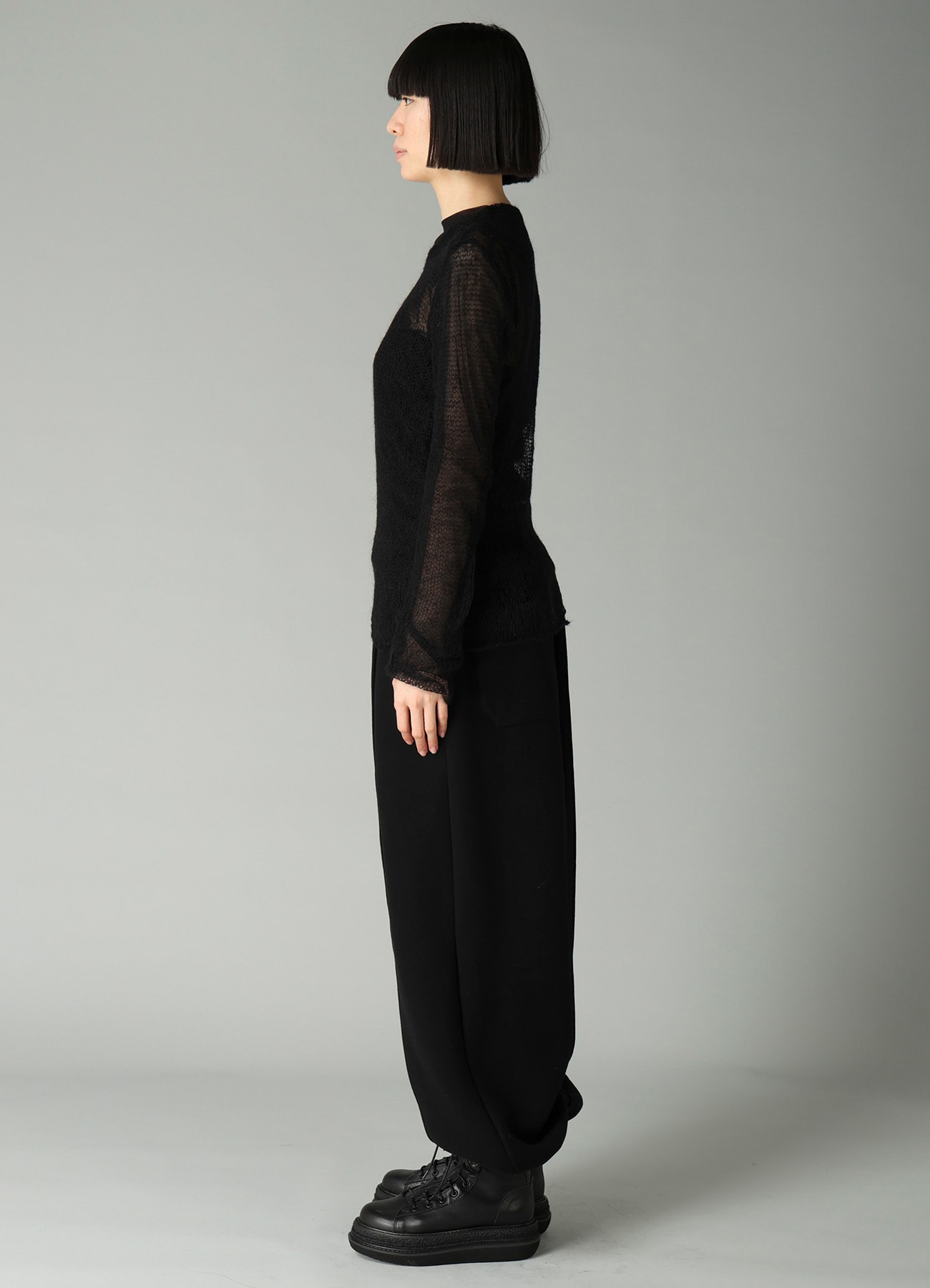 KID MOHAIR MIX CREWNECK LONG SLV SWEATER