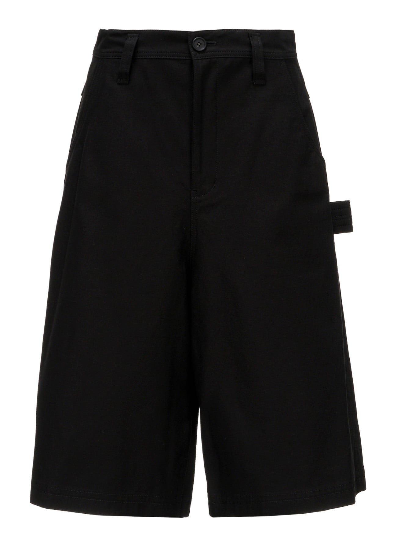 MILITARY BACKSIDE SATIN PAINTER SHORT PANTS