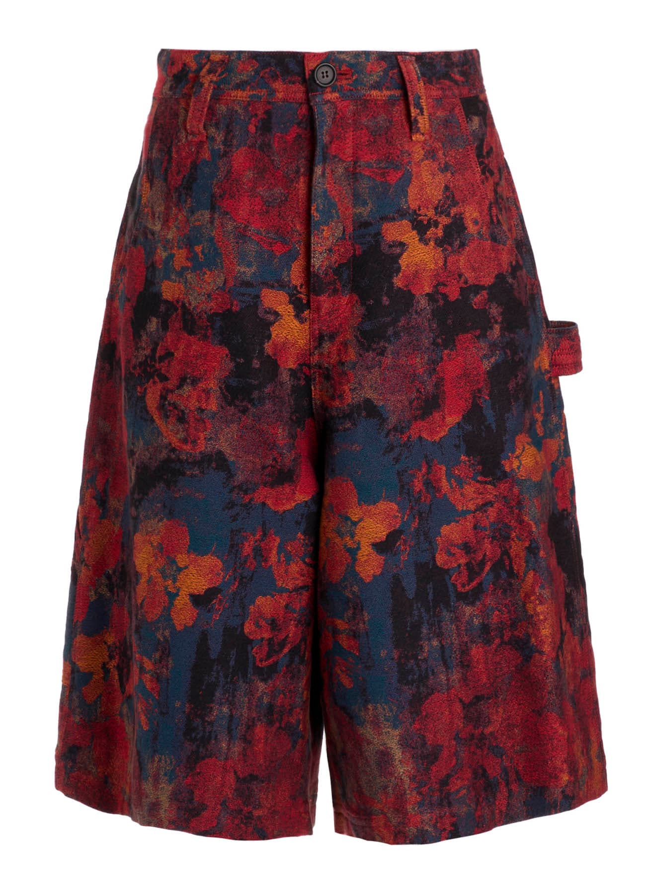 JQ REDxBLUE PAINTER SHORT PANTS