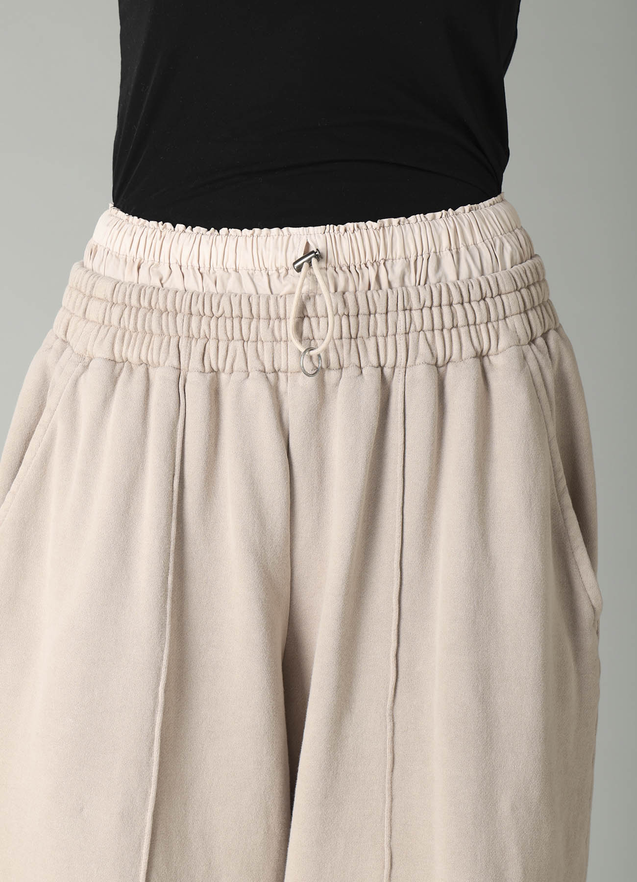 30/10 FRENCH TERRY DOUBLE WAIST SWEAT PANTS