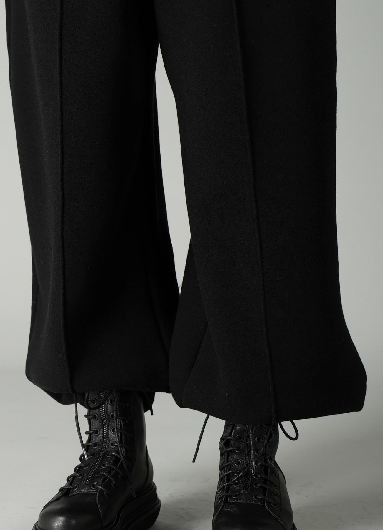 BRUSHED FRENCH TERRY DOUBLE WAIST SWEAT PANTS