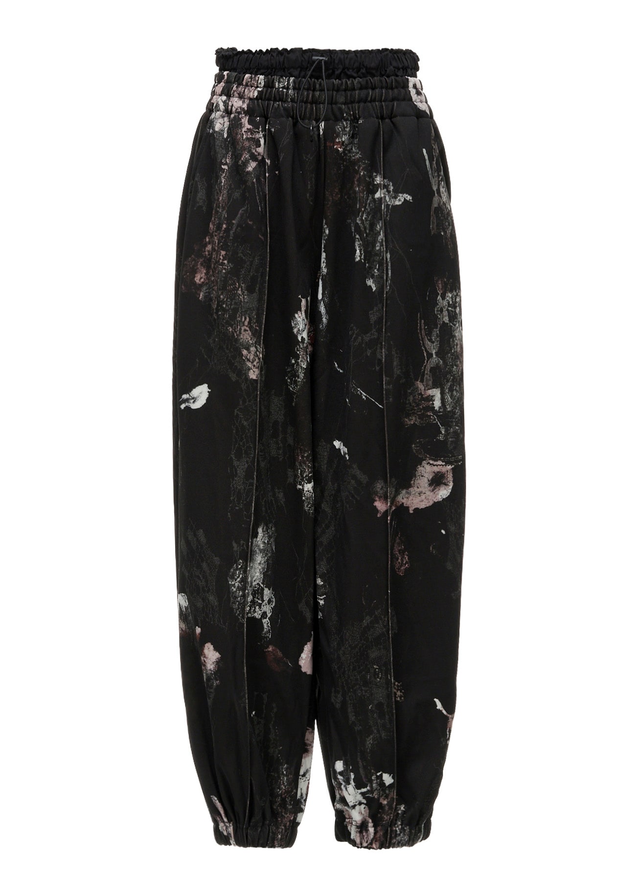 LACE FLOWER PT DOUBLE WAIST SWEAT PANTS