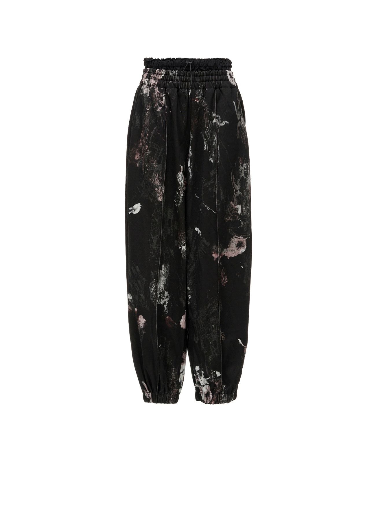 LACE FLOWER PT DOUBLE WAIST SWEAT PANTS