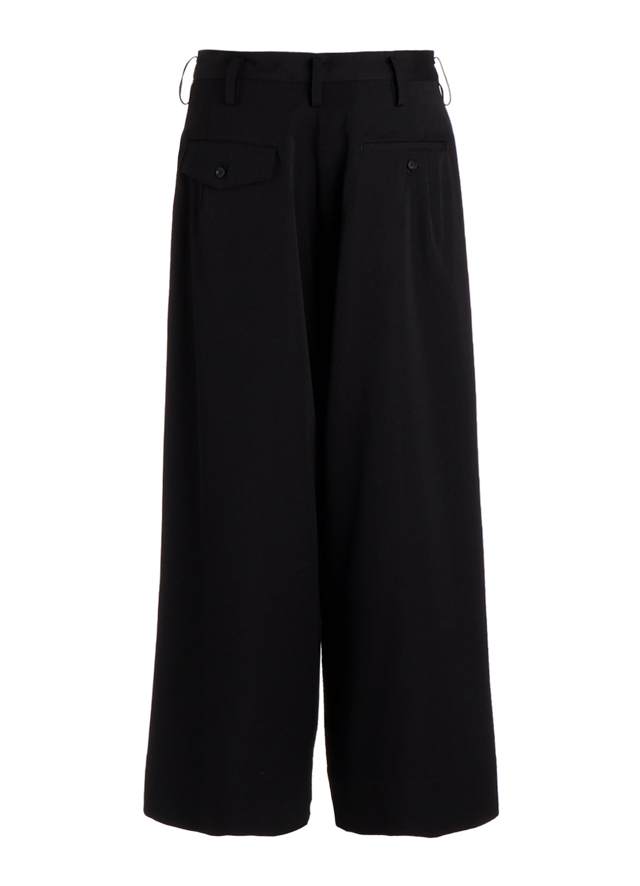 GABARDINE MAXI WIDE PANTS