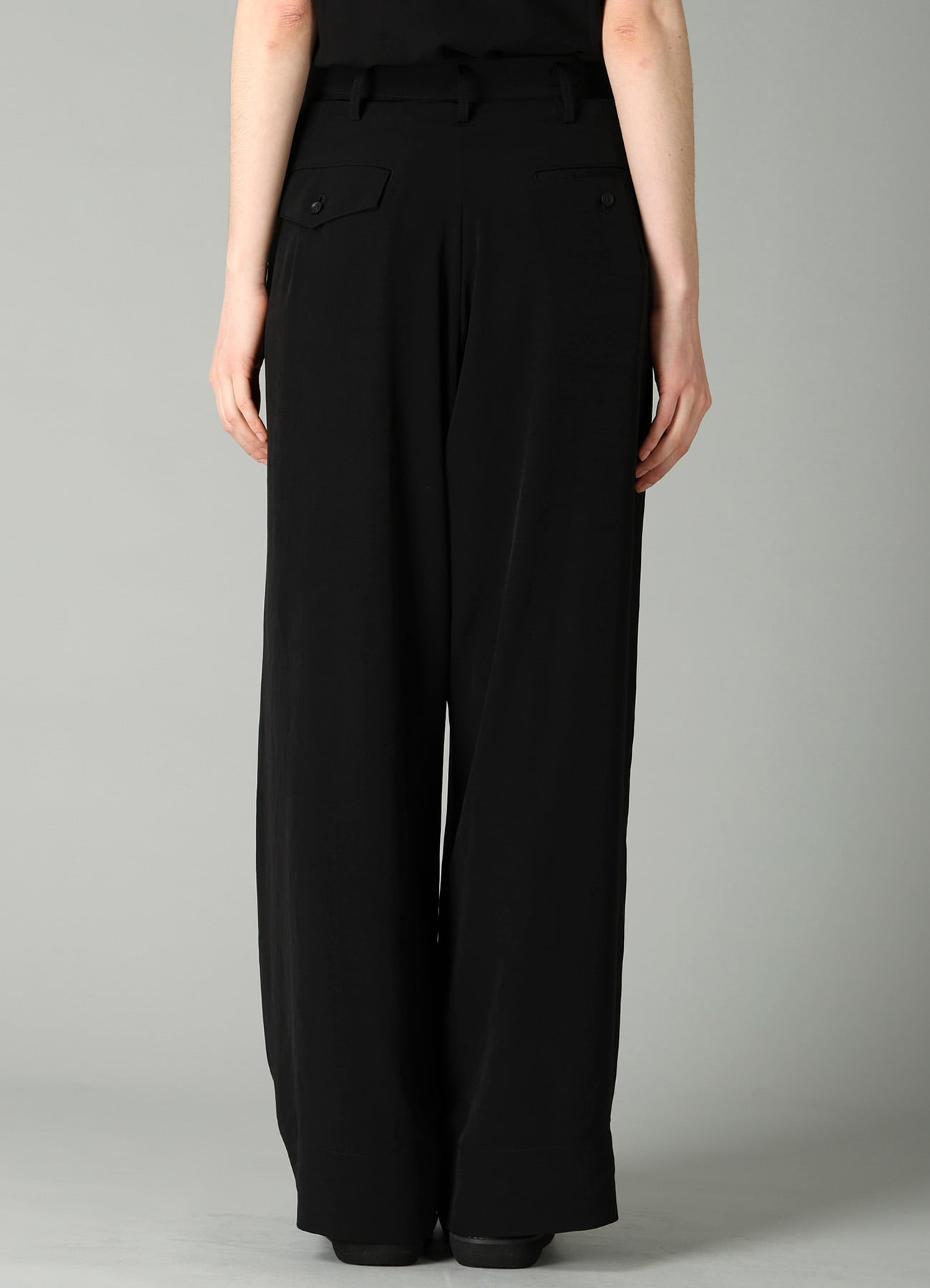 Ta/Pe CREPE DE CHINE MAXI WIDE PANTS
