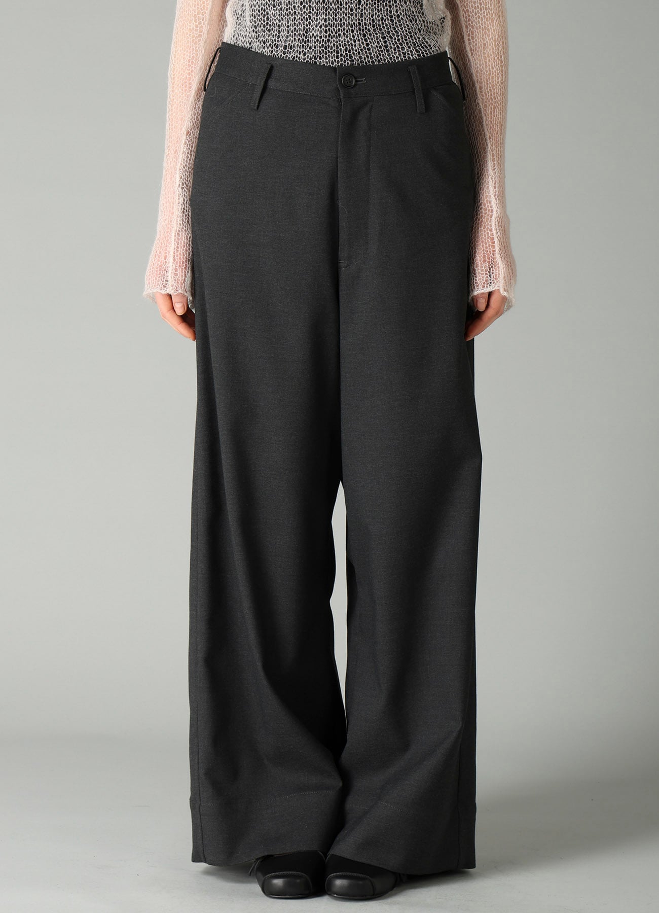 E/Ry TWILL MAXI WIDE PANTS