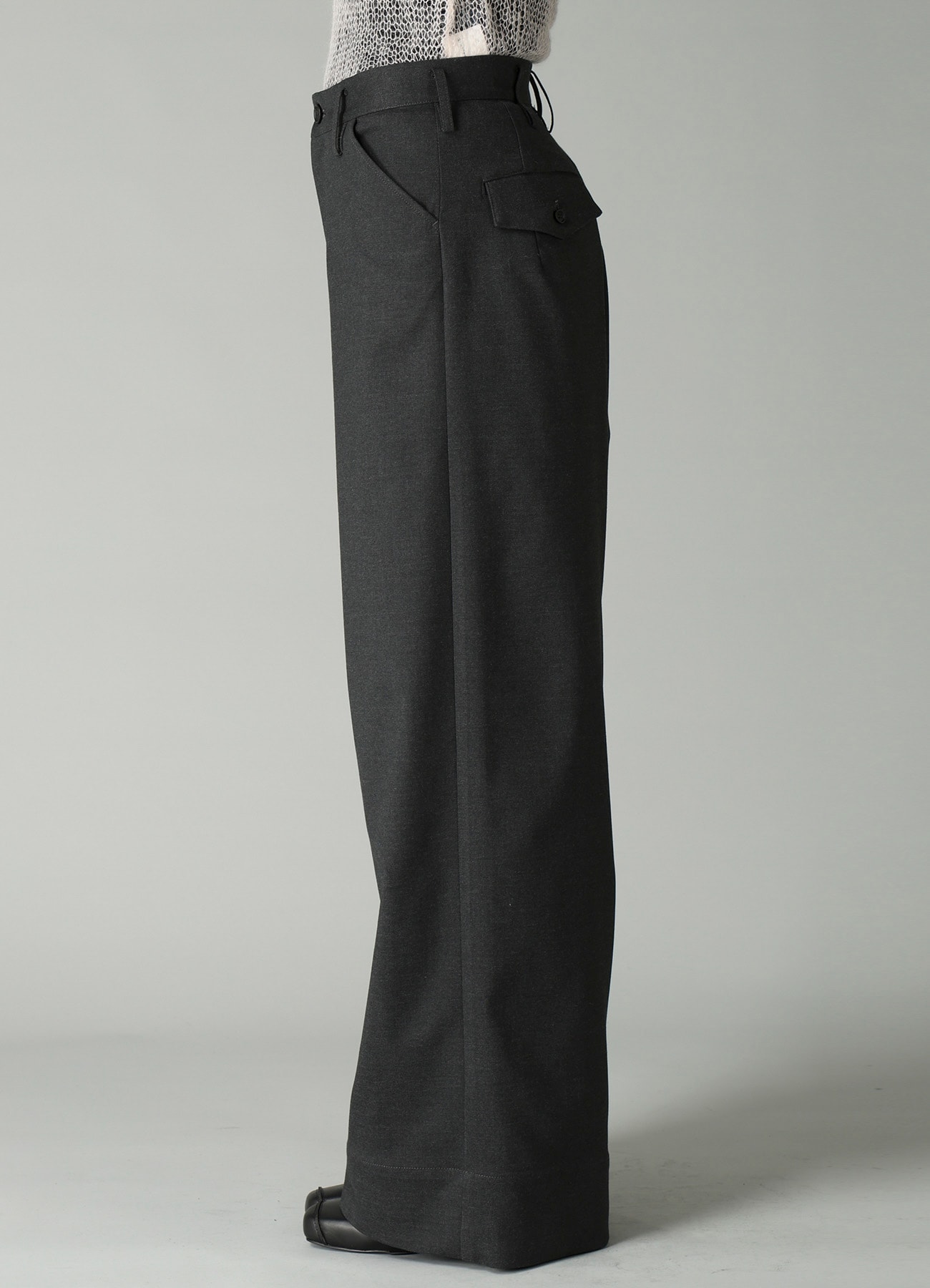 E/Ry TWILL MAXI WIDE PANTS