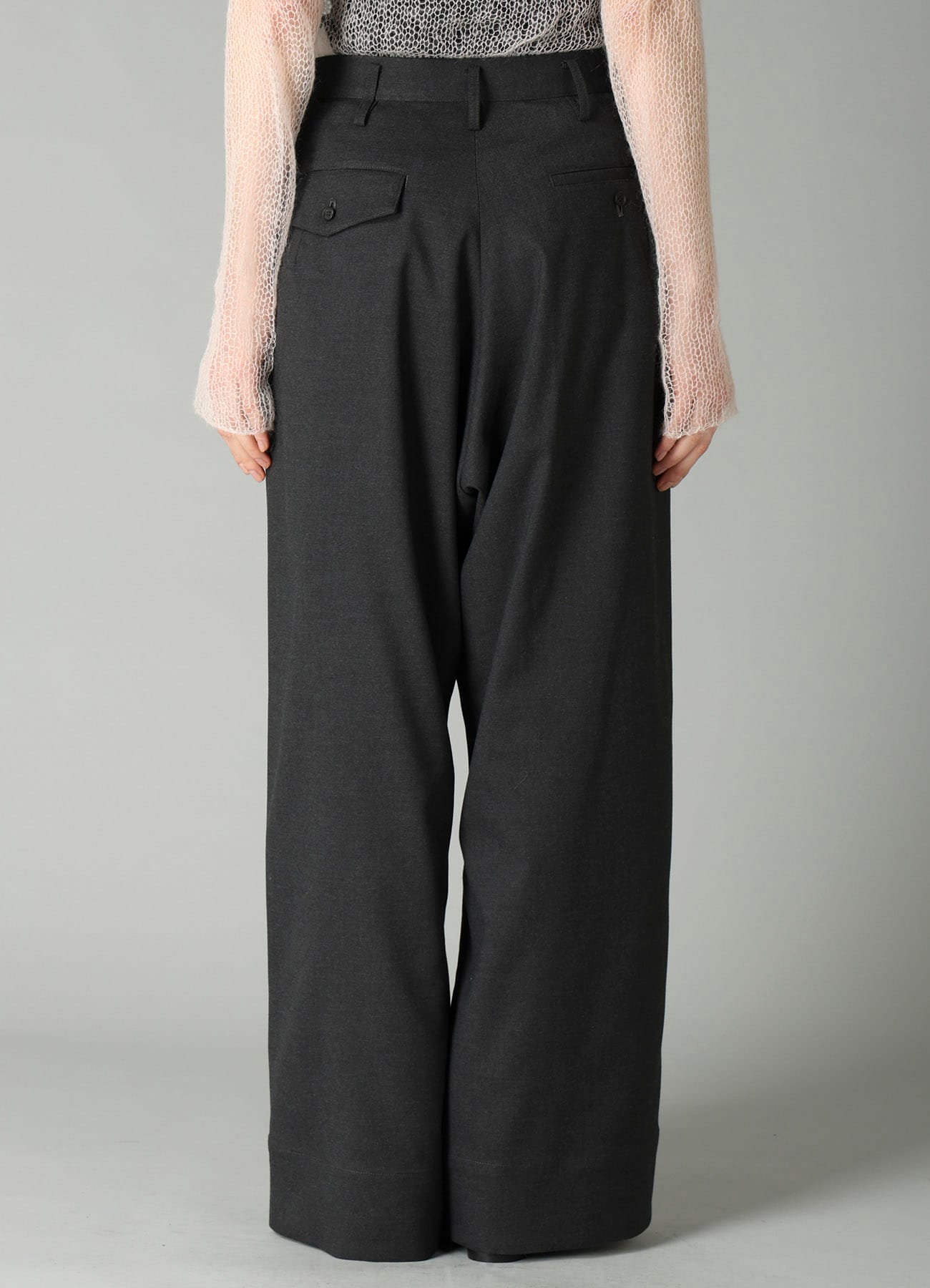 E/Ry TWILL MAXI WIDE PANTS