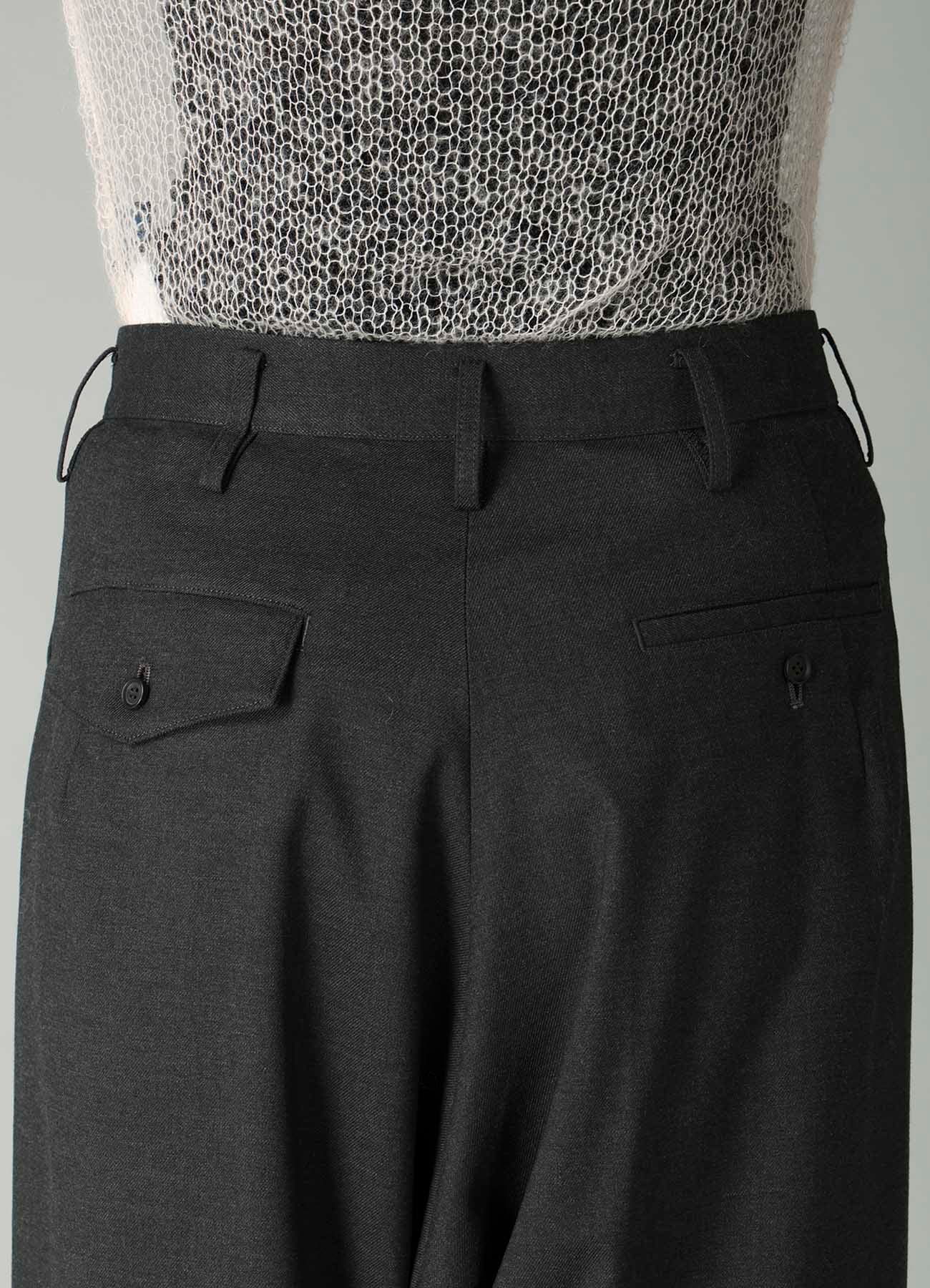 E/Ry TWILL MAXI WIDE PANTS