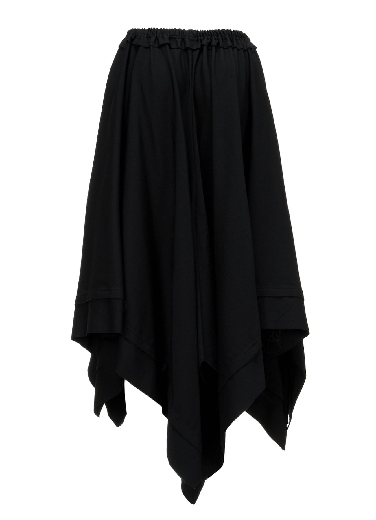 GABARDINE ASYMMETRIC MOVING SKIRT
