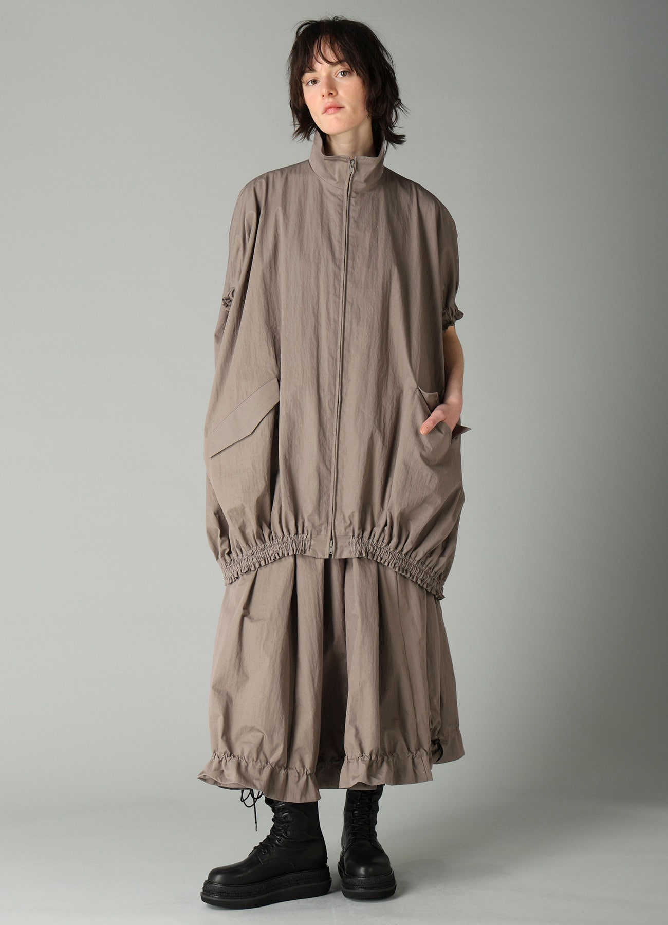 C/Ny WEATHER GATHERED SKIRT