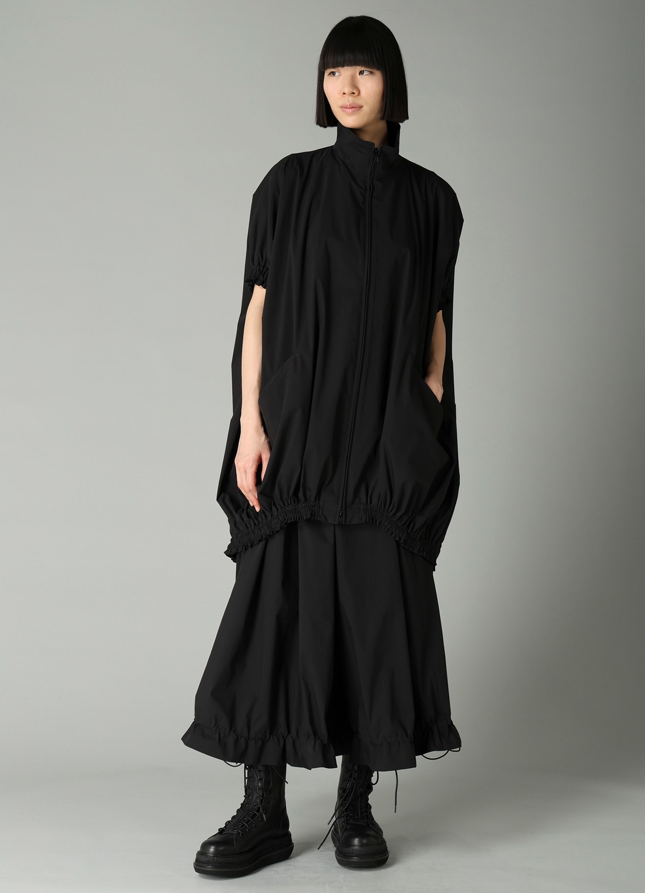 C/Pe WEATHER GATHERED SKIRT