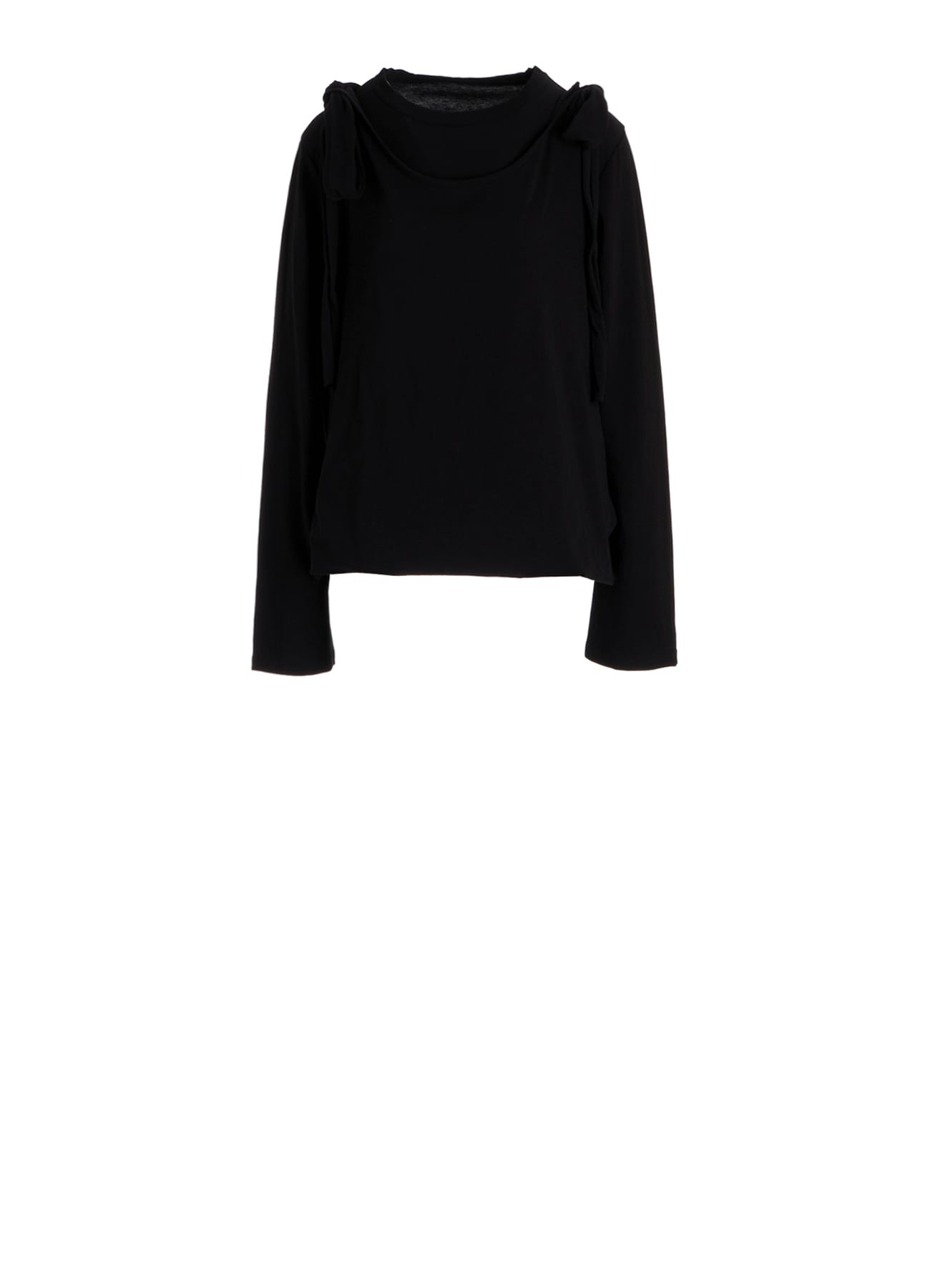 COTTON SINGLE JERSEY STRAP DETAIL T