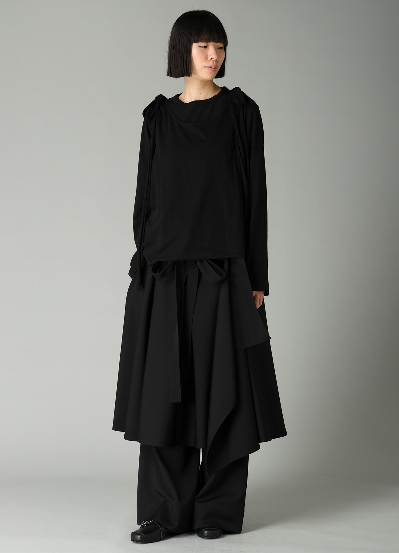 COTTON SINGLE JERSEY STRAP DETAIL T