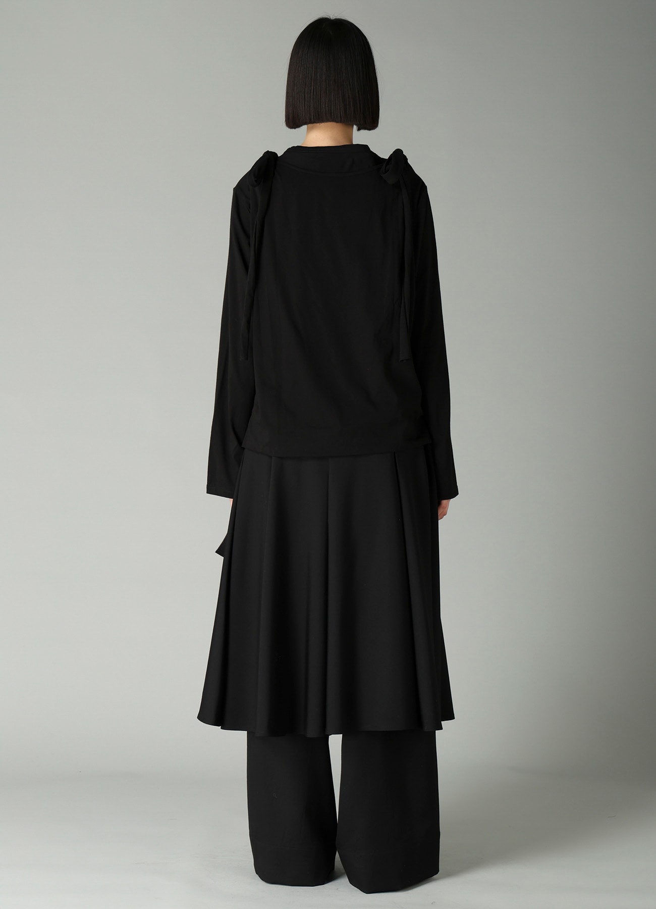 COTTON SINGLE JERSEY STRAP DETAIL T