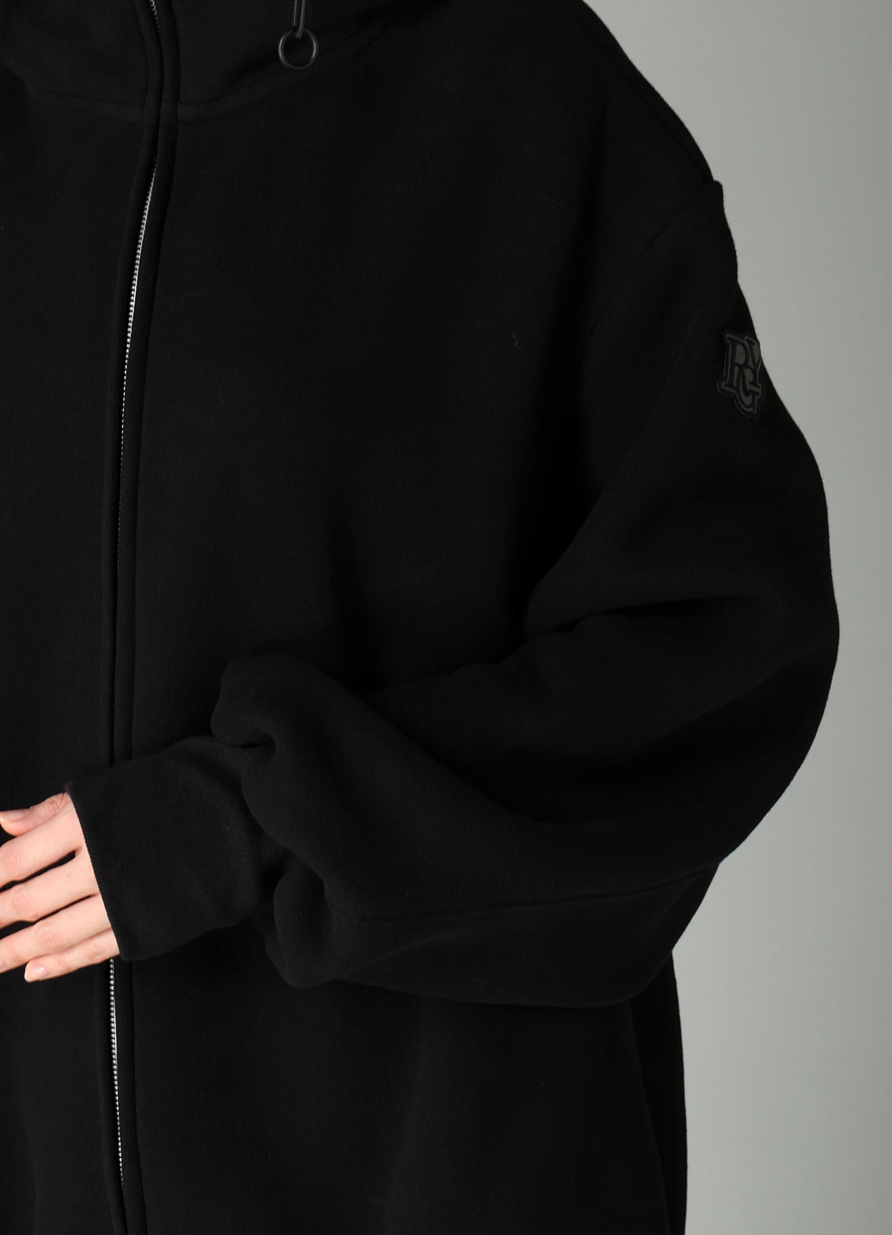 Liy/C BRUSHED FRENCH TERRY HIGHNECK HOODIE