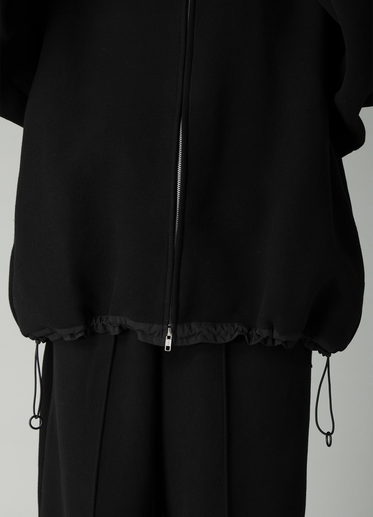 Liy/C BRUSHED FRENCH TERRY HIGHNECK HOODIE