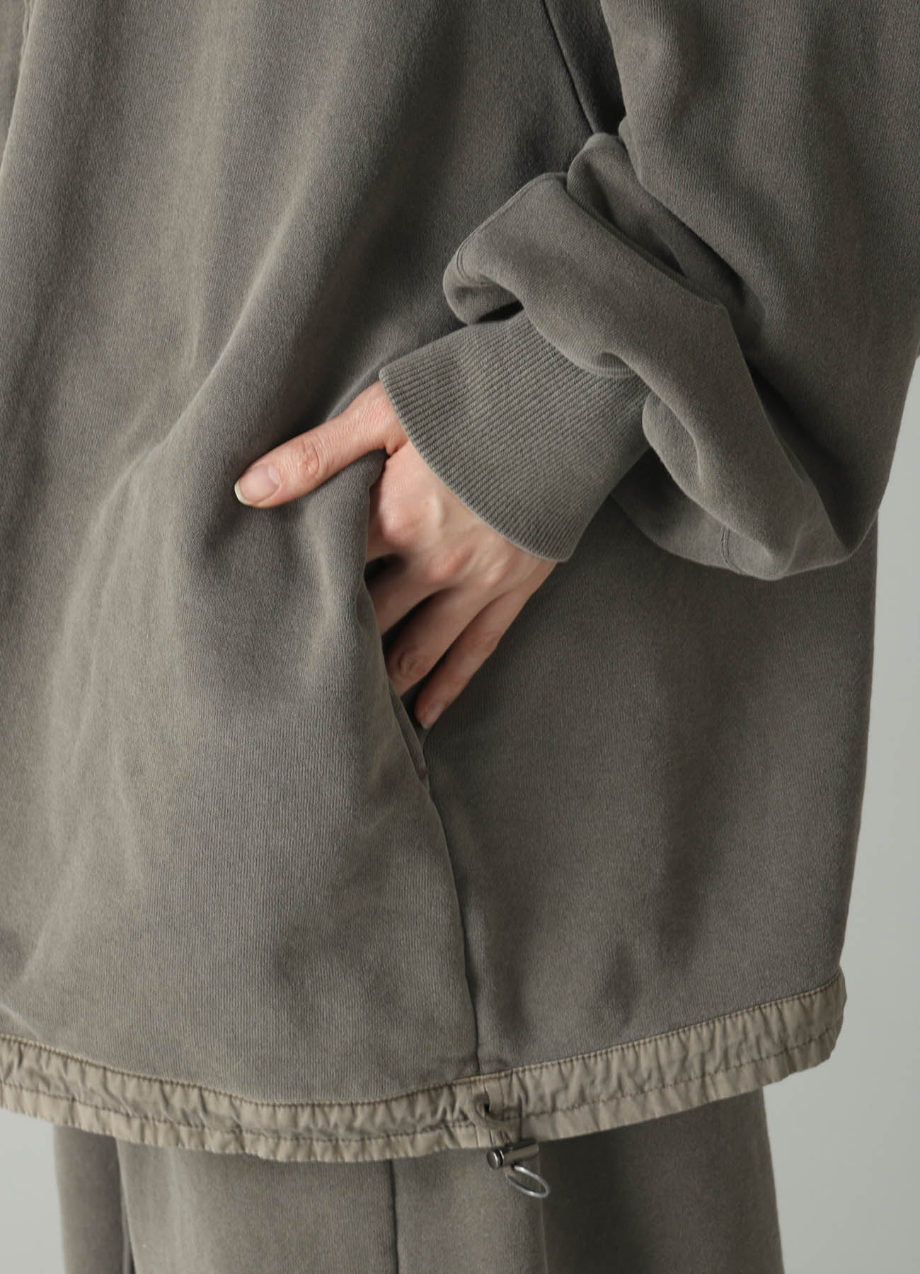30/10 FRENCH TERRY HIGH NECK HOODIE