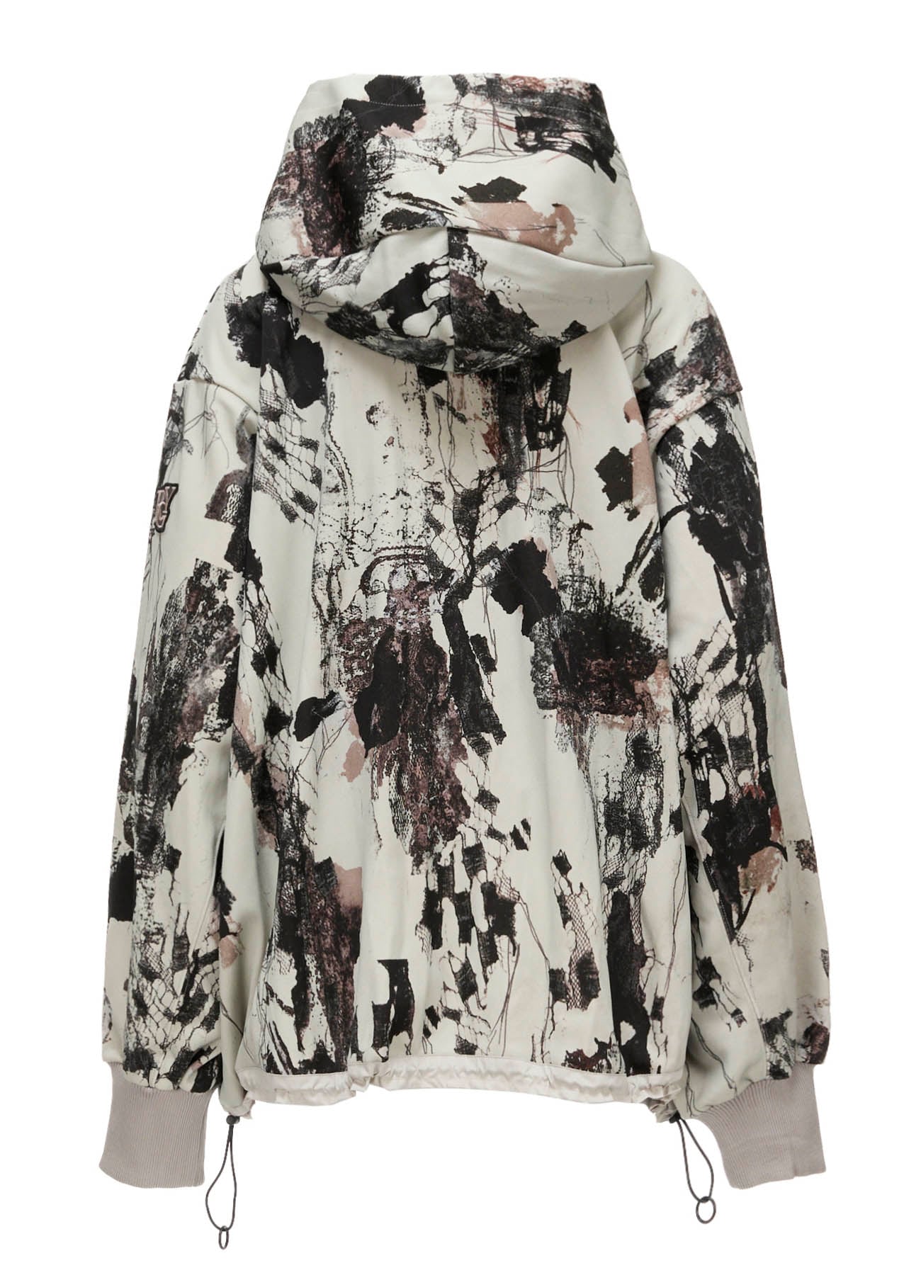 LACE FLOWER PT HIGHNECK HOODIE