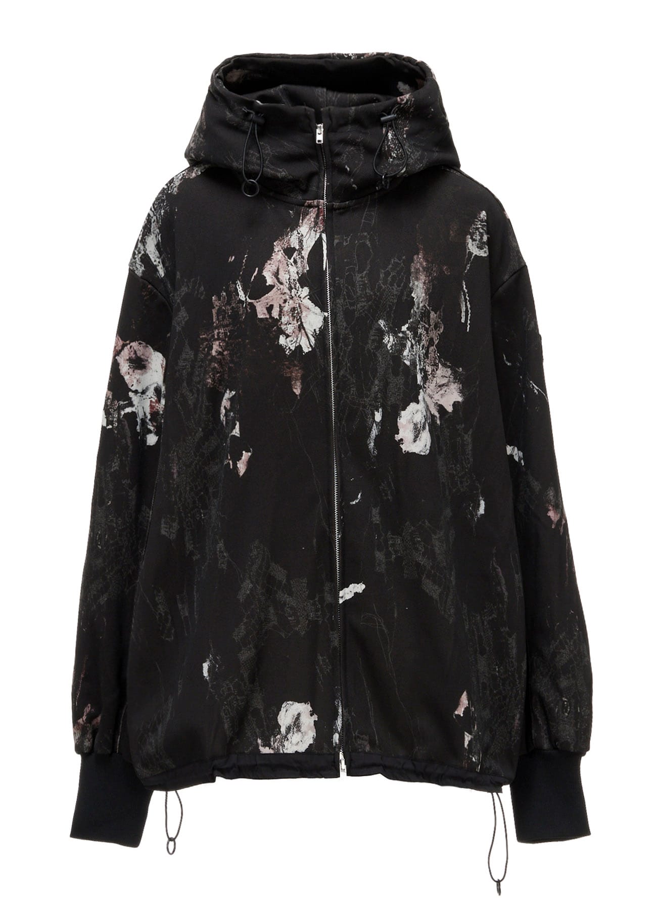 LACE FLOWER PT HIGHNECK HOODIE