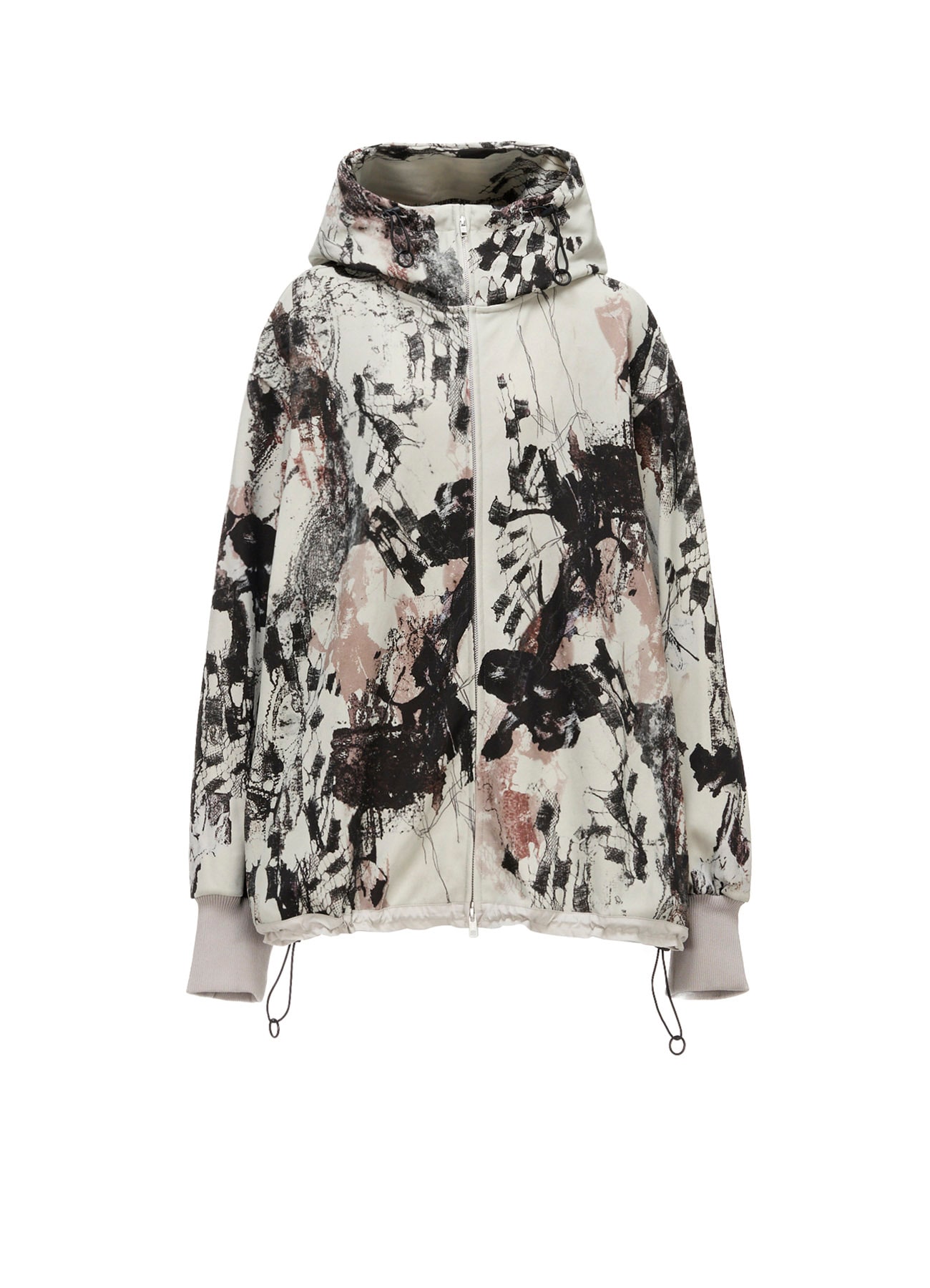 LACE FLOWER PT HIGHNECK HOODIE